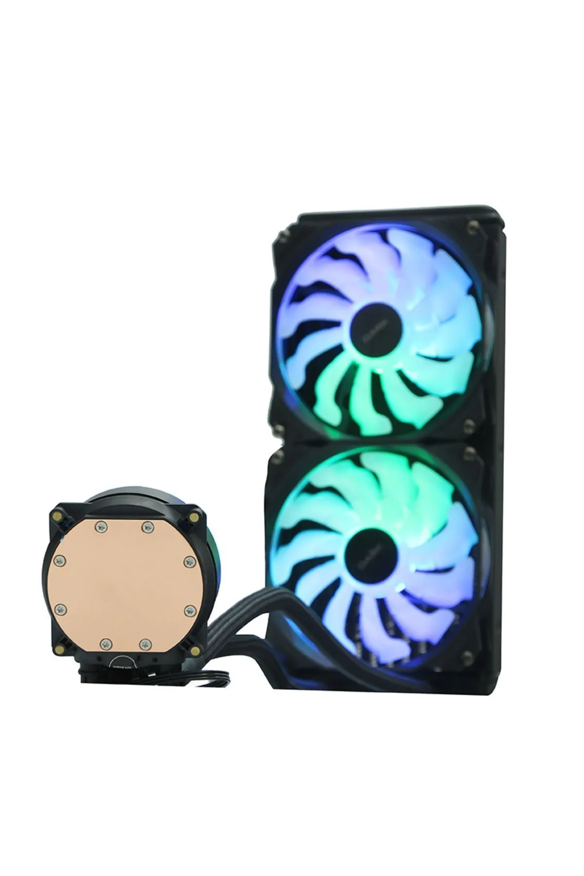 Dark AquaForce W247 2x12cm ARGB LED Fan + Pompa Intel & AMD Uyumlu 240mm Sıvı Soğutma Sistemi