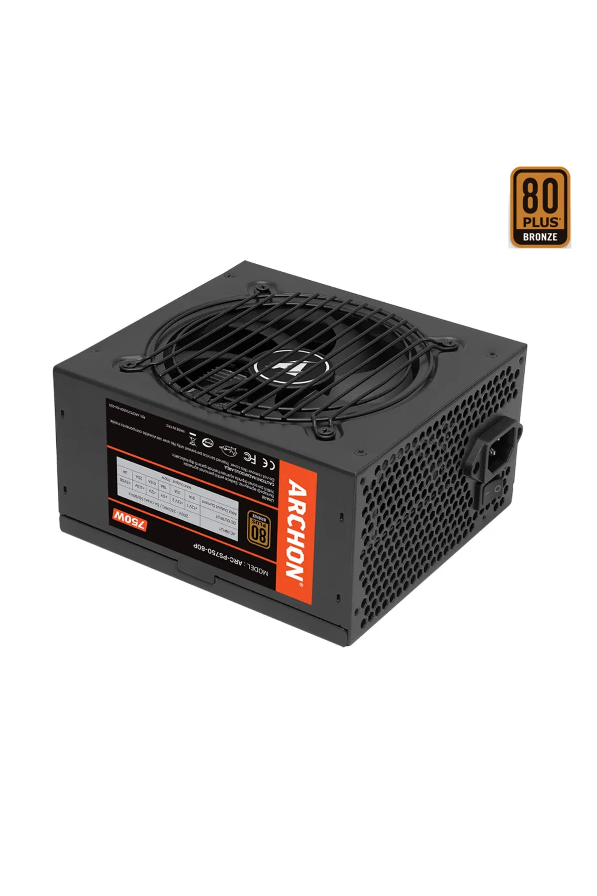 Archon Arc-750 750w 80 Plus Bronze Power Supply Pc Güç Kaynağı ( 3 Yıl Garantili )