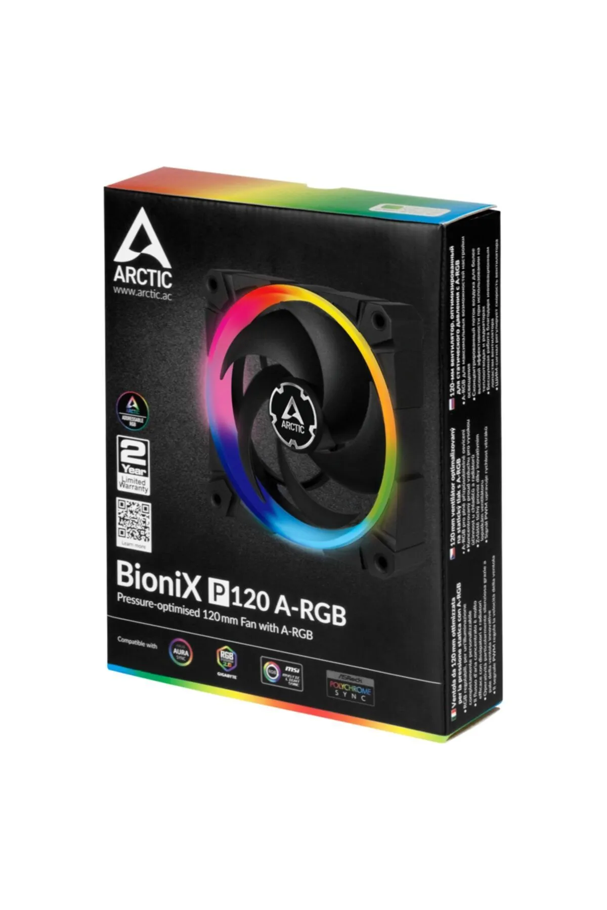 Arctic Arctıc Bionix P120 Pwm A-rgb 120mm 2300 Rpm Yüksek Basınçlı Oyuncu Kasa Fanı (ar-acfan00146a)