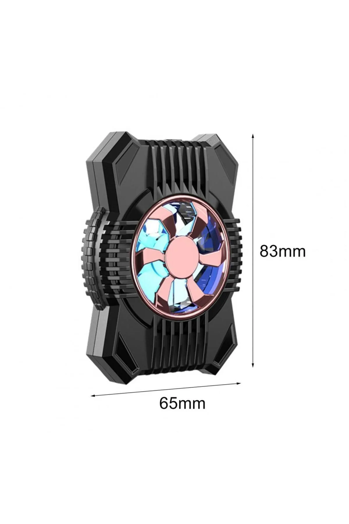 EN SİGA Şarjlı Telefon Soğutucu Soğutma Fanı Radyatörü 4 ila 7,4 inç Akıllı Telefonlara Uygun Soğutucu fan
