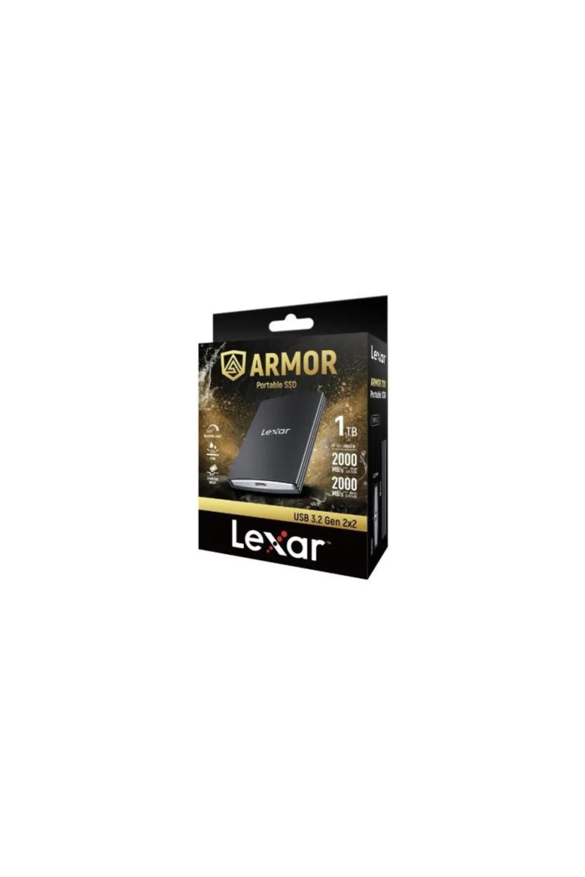 Lexar Armor 1TB 2000MB/S USB 3.2 Taşınabilir SSD HardDisk LAR700X001T