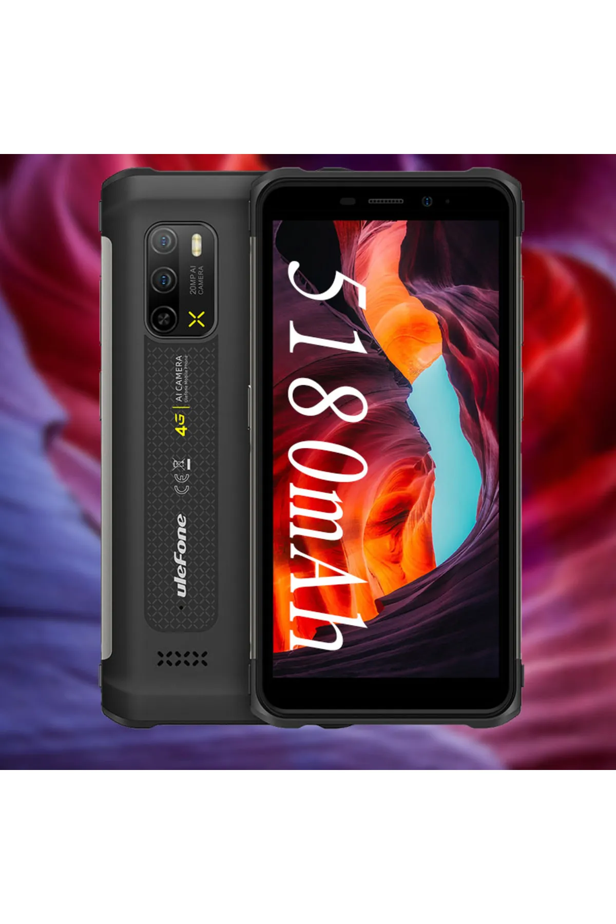 Ulefone Armor X10 Pro Zırhlı Dayanıklı Telefon Baskonuş Destekli El Terminali 64 Gb Rom / 4+4 Gb Ram