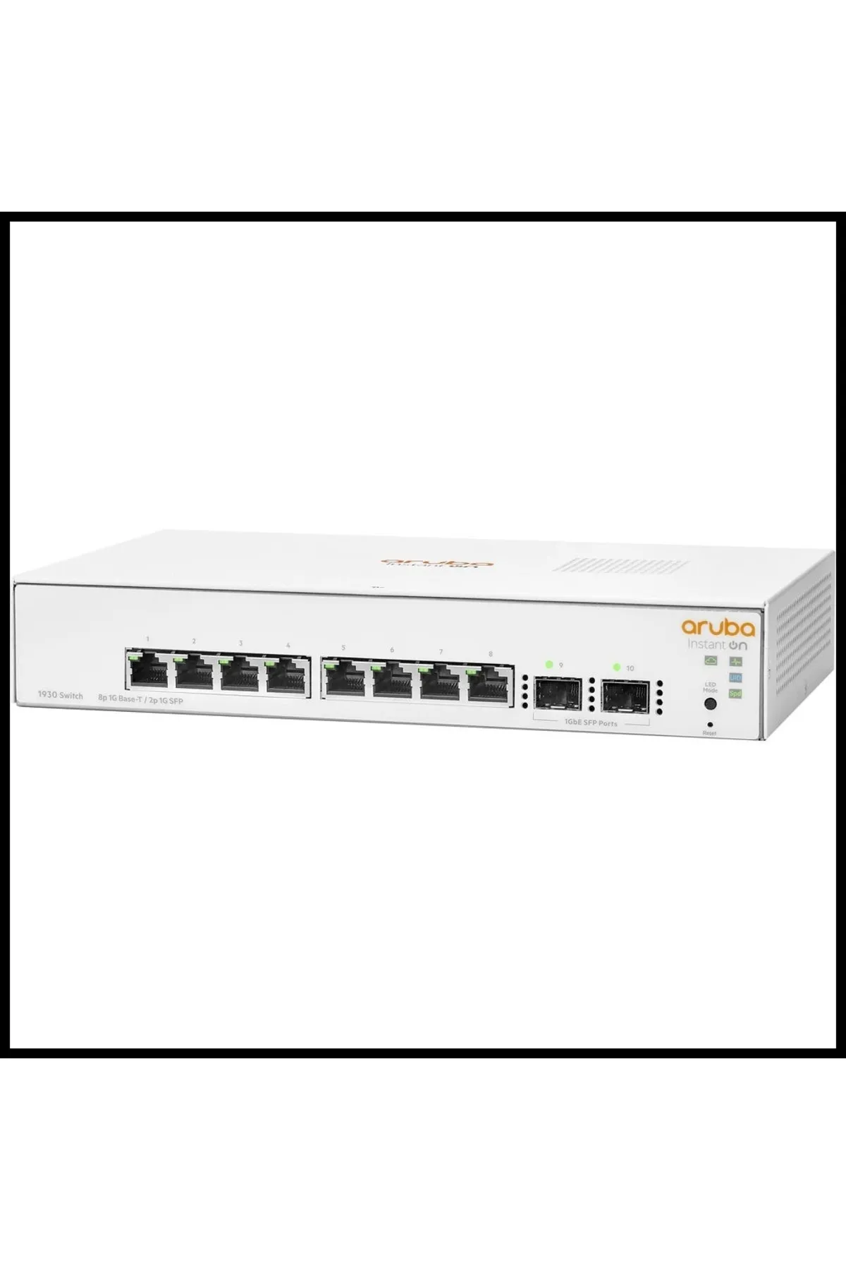 HP Aruba Instant On Jl680a 1930-8g, 8port, Gigabit 2 Port Gigabit Sfp Port, Yönetilebilir, Rack Moun