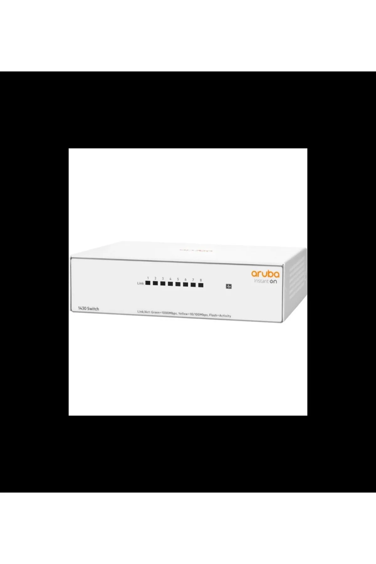 HP Aruba Instant On R8R45A 1430-8G, 8Port, GigaBit, Yönetilemez, Masaüstü Switch