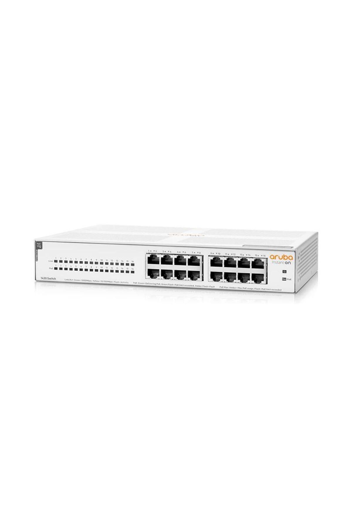 HPE Aruba IOn 1430 R8R48A 16G Class4 PoE Yönetilemez Switch