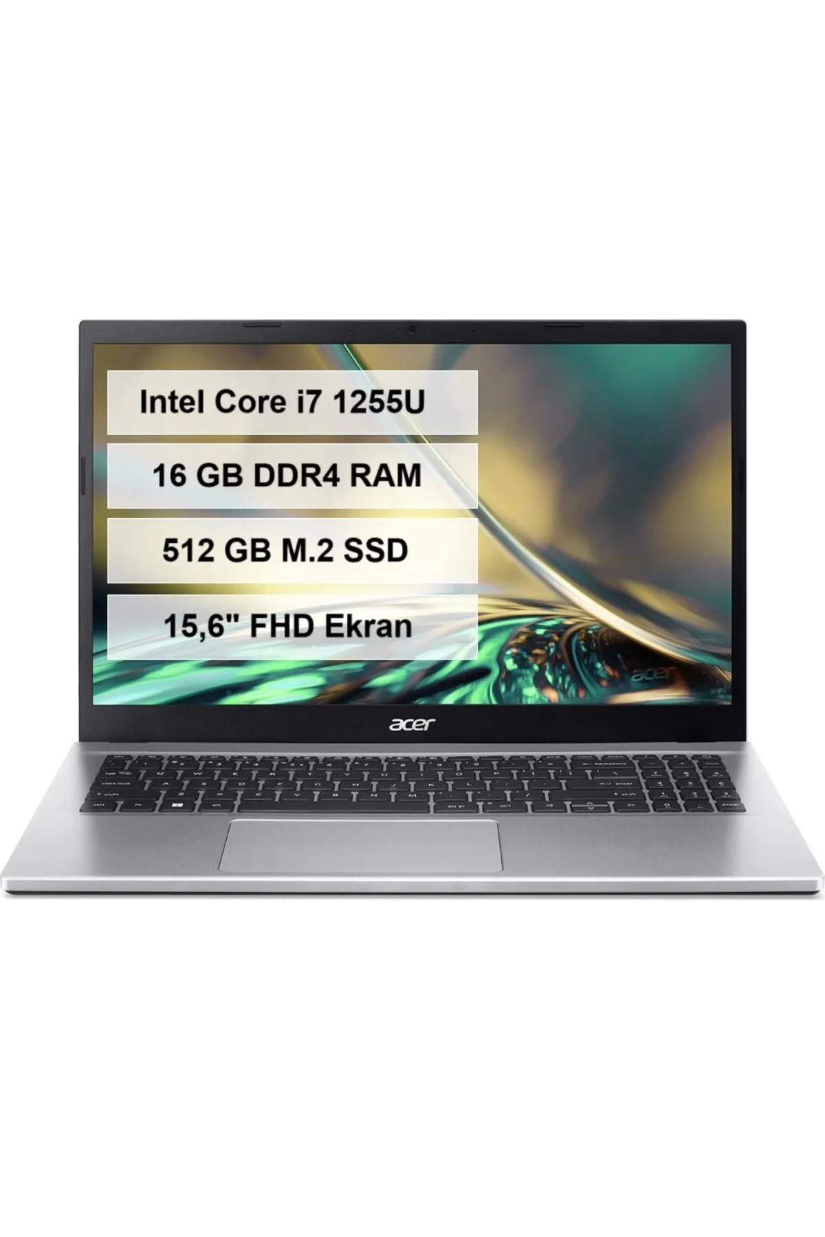 Acer Aspire 3 A315-59-79U8 Intel Core i7 1255U 16GB 512GB SSD Freedos 15.6" FHD NX.K6TEY.005