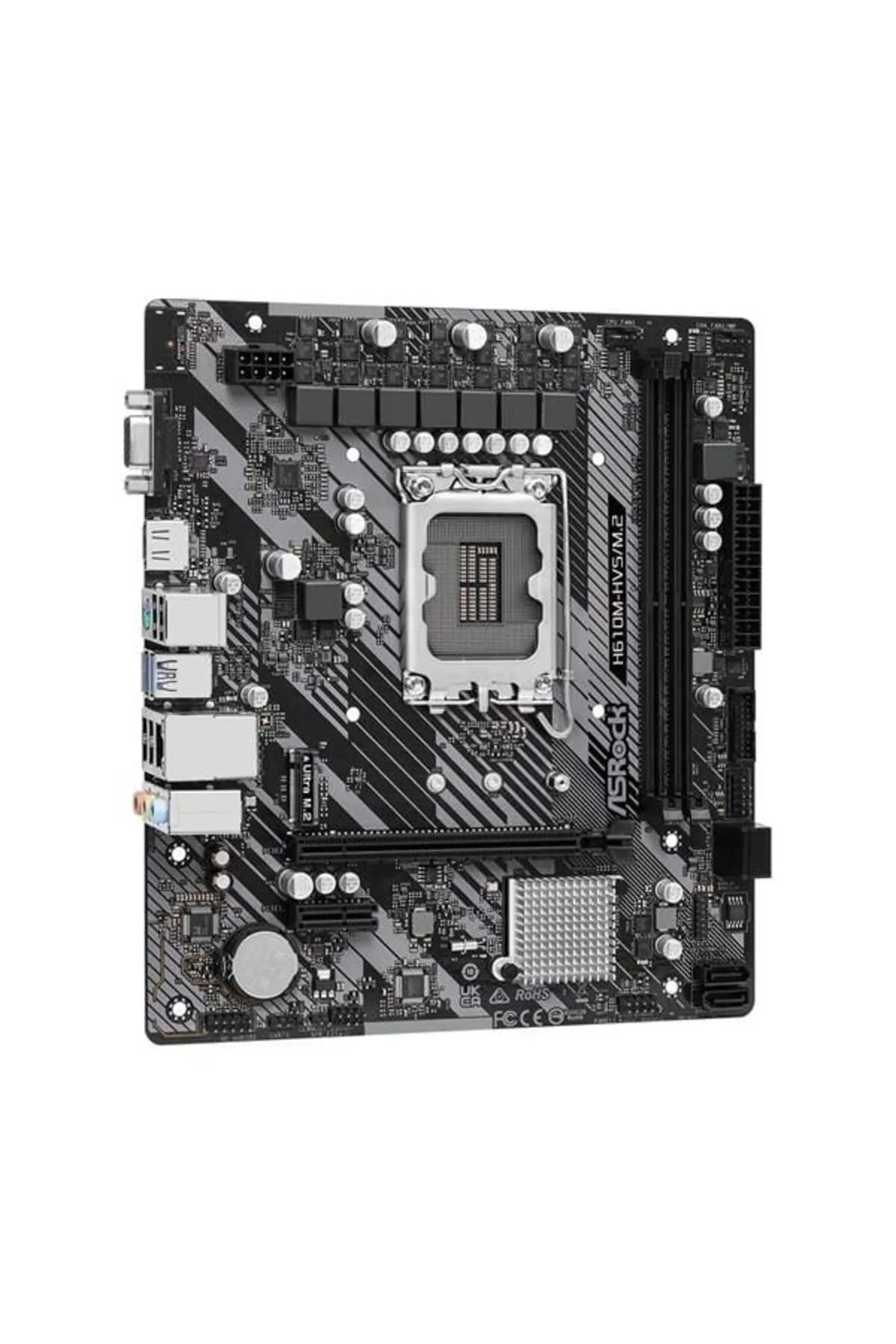 Hızlı Stok ASROCK H610M-HVS/M.2 R2.0 DDR4 HDMI PCIE 4.0 1700P MATX