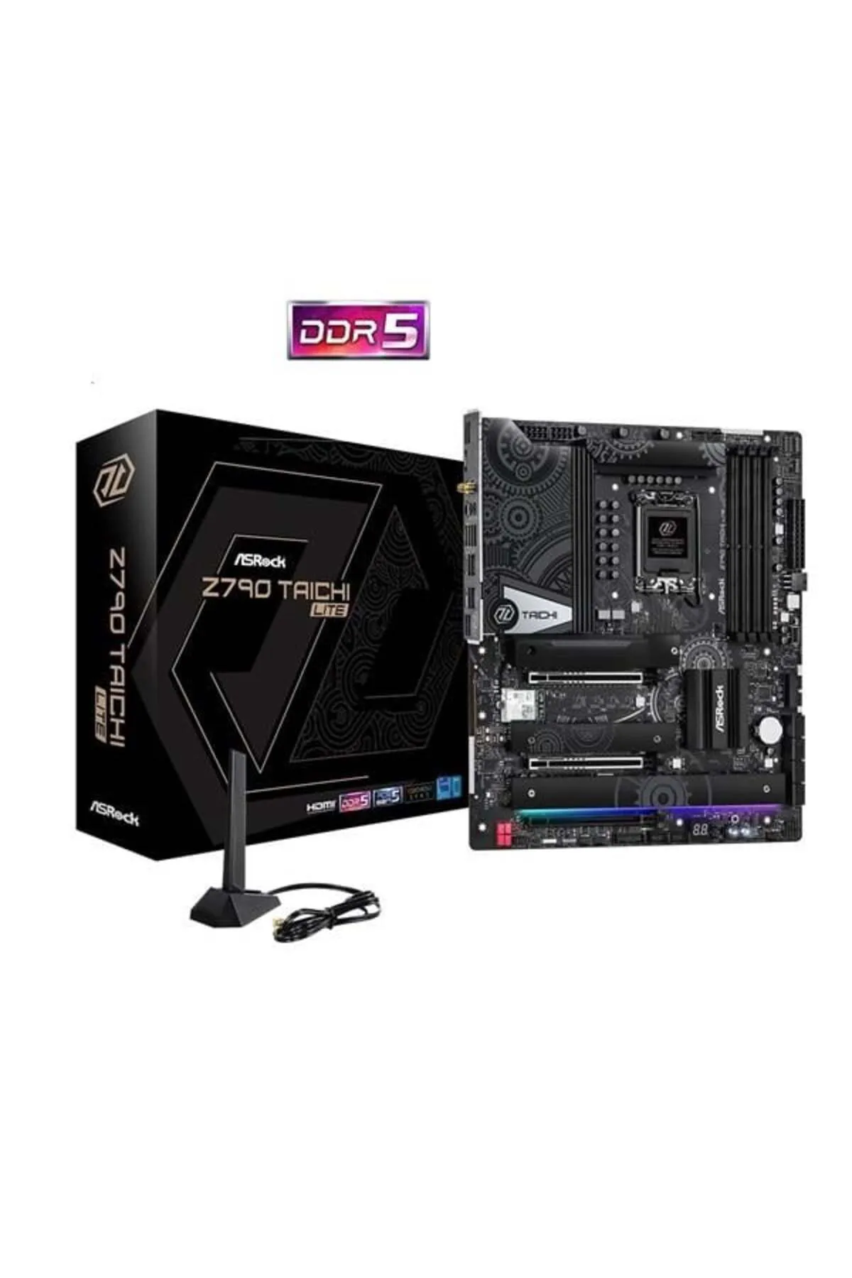 Hızlı Stok ASROCK Z790 TAICHI LITE WIFI-6E DDR5 HDMI-DP PCIE 5.0 1700P ATX