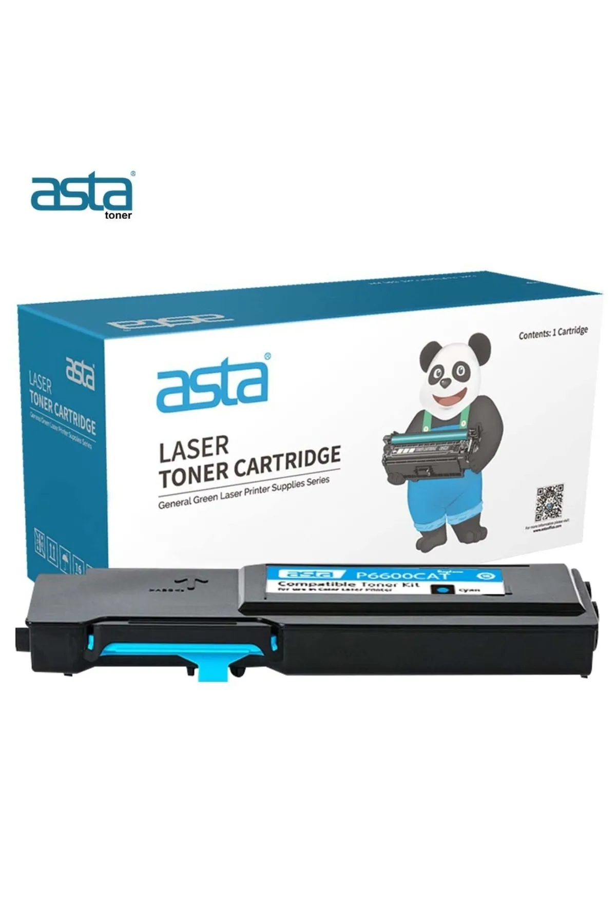 ASTA TONER Asta Axr-p6600cxt/106r02233 Mavi Toner