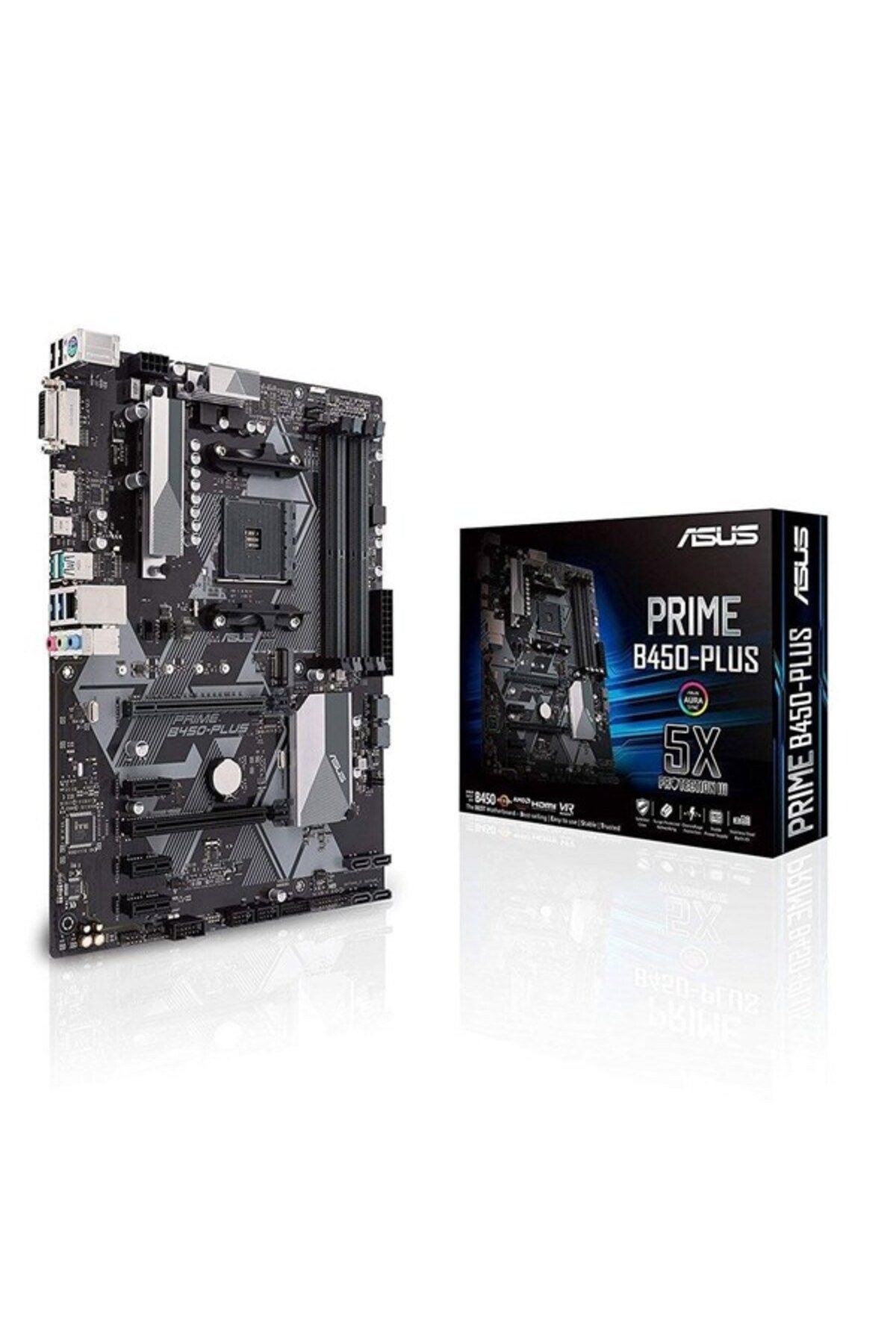 Asus / ASUS PRIME B450-PLUS DDR4 HDMI-DVI TYPE-C PCIE 3.0 AM4 ATX