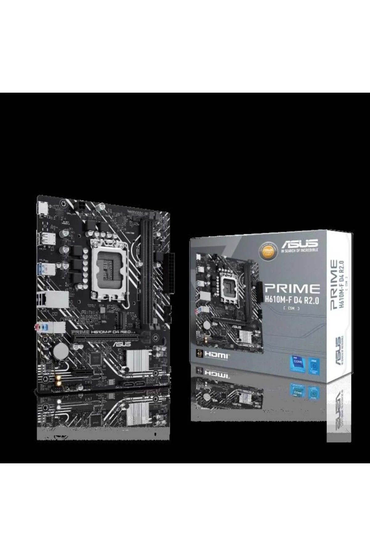 Hızlı Stok ASUS PRIME H610M-F D4 R2.0 DDR4 3200MHZ MATX