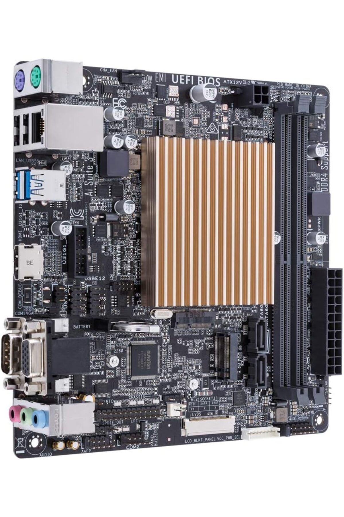 As ASUS Prime J4005I-C Intel J4005 Celeron J4005 CPU DDR4 2400 LVDS Hdmı Vga M2 Usb3.1 Mini ITX