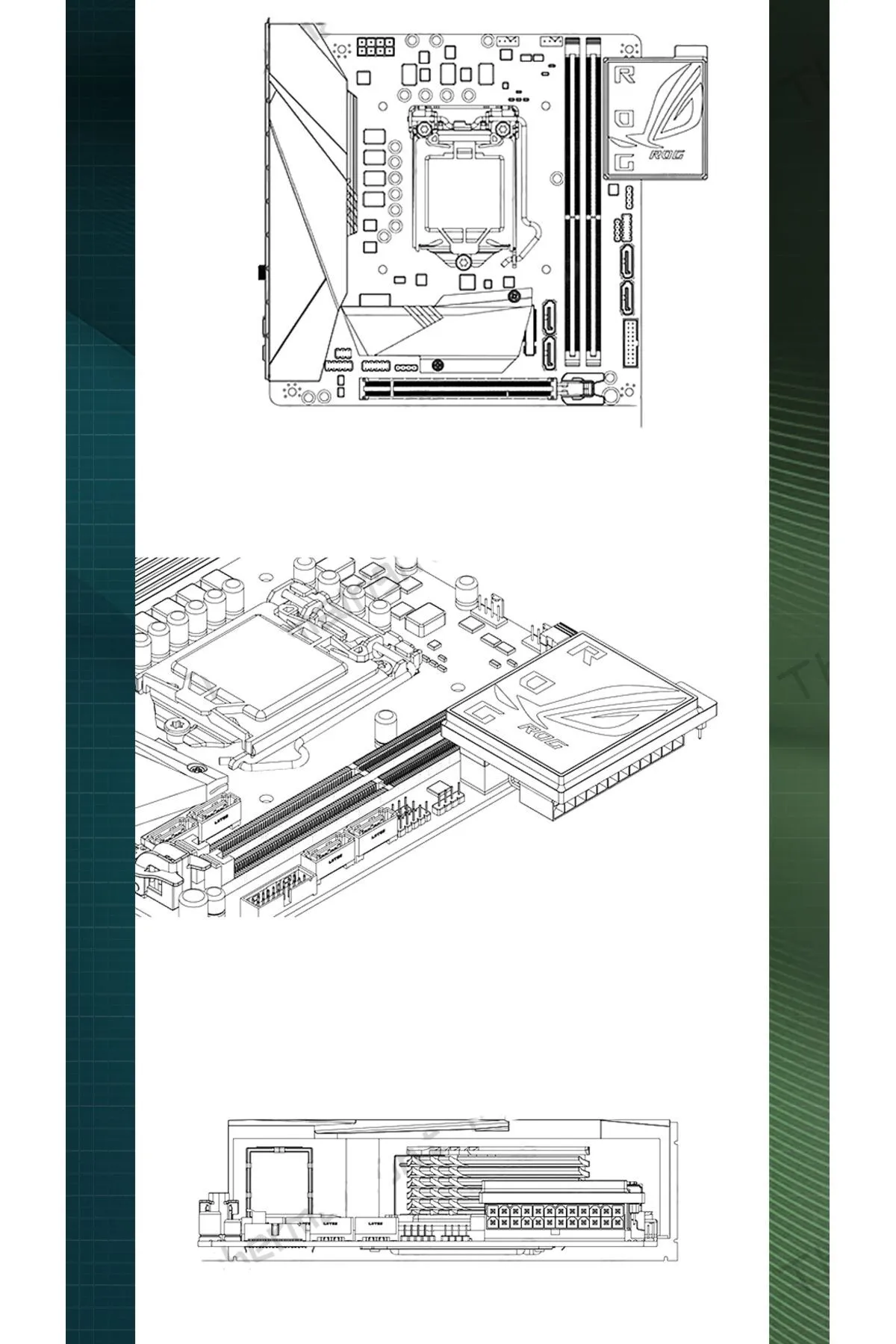 tuf Asus Tuf Gaming Logolu Atx Güç Kaynağı 24 Pin Argb Konnektör Başlık