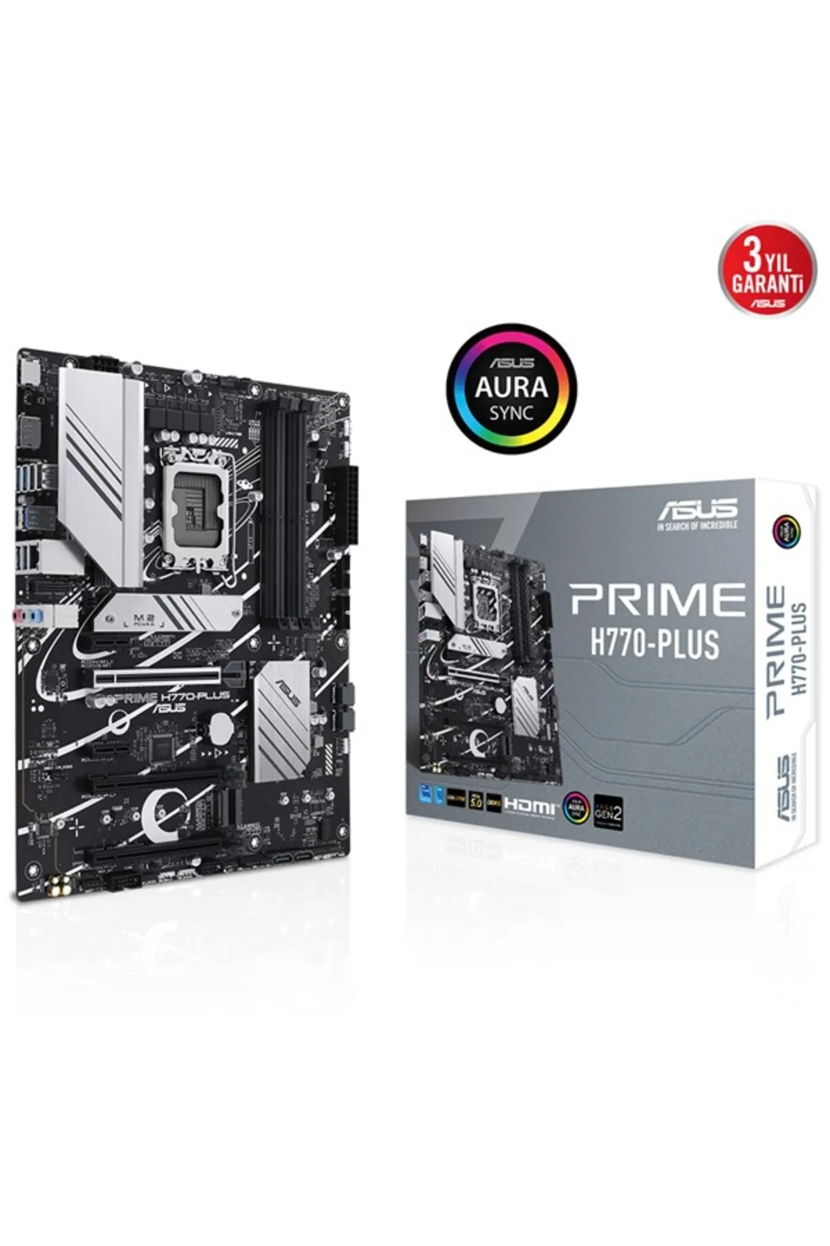 Asus AUS PRIME H770-PLUS DDR5 HDMI-DP PCIE 4.0 1700P ATX