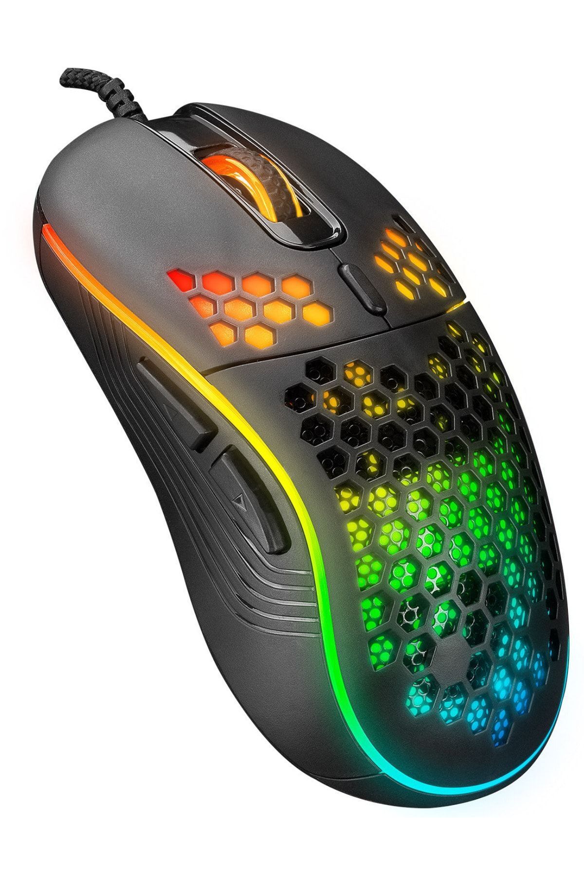 Genel Markalar Avenure Sm-g66 X-hole Usb Siyah 7d Optik 8000dpi Led Işıklı Gaming Oyuncu Mouse Tex Yeni Model De