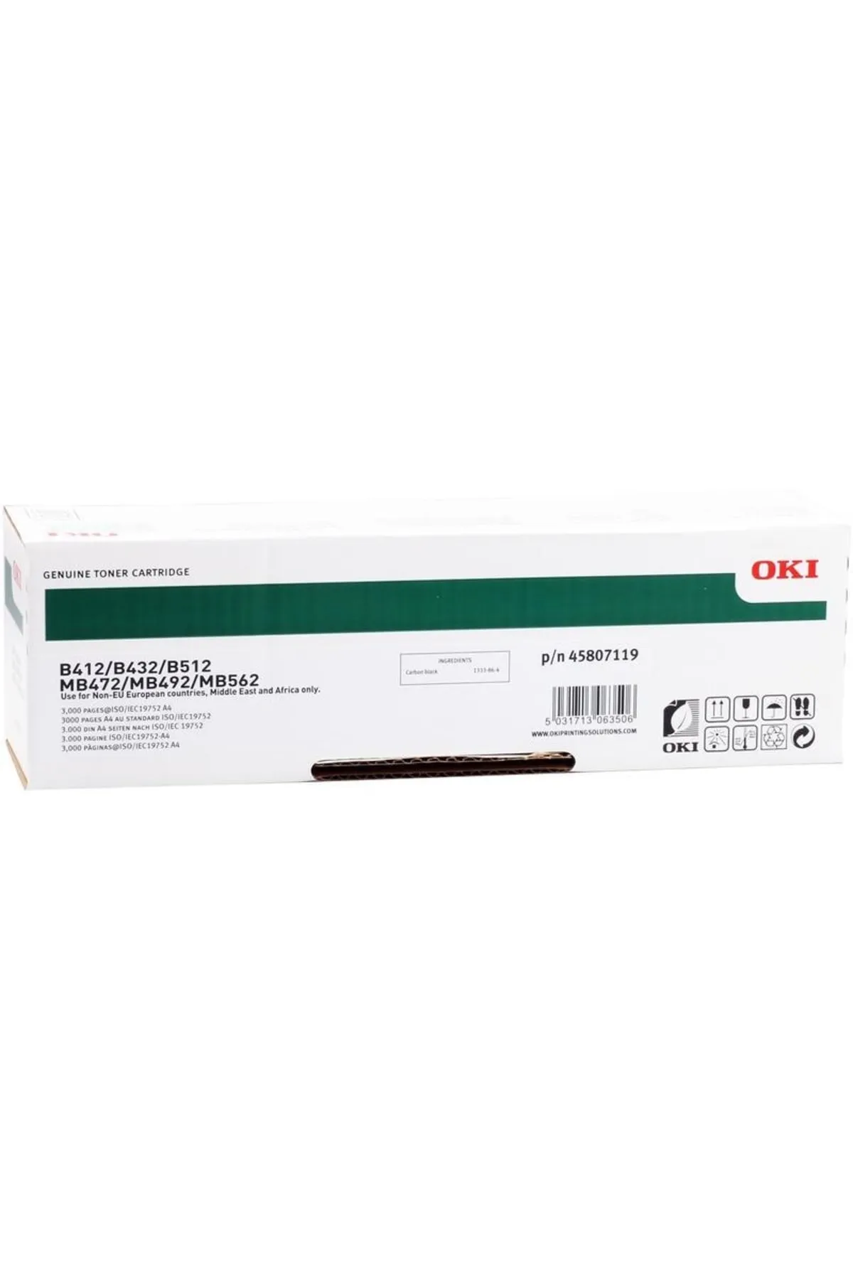 OKI B412 / B432 / B512 Orjinal Toner 45807119 (3.000 Sayfa ) Uyumlu