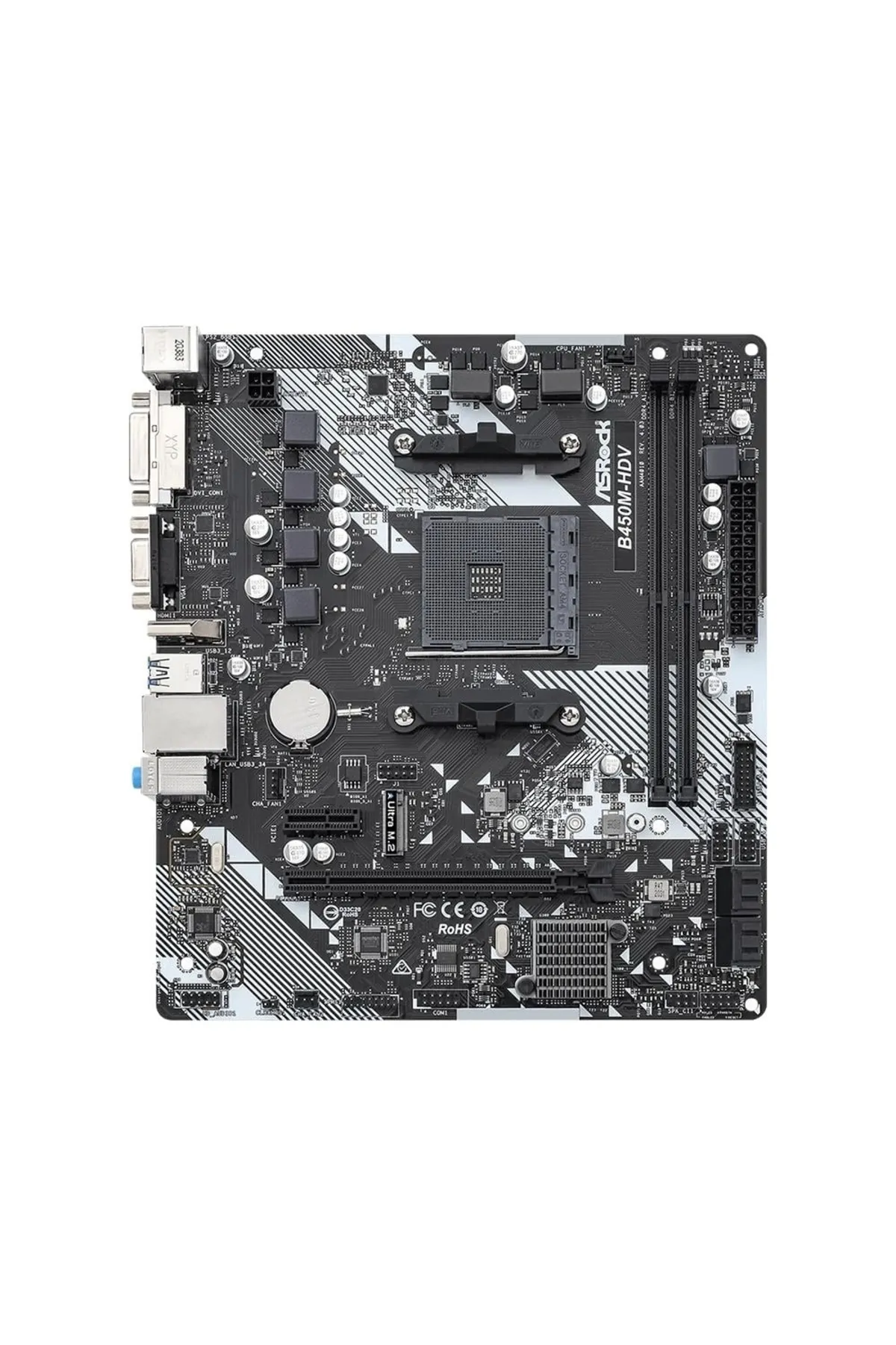 ASRock B450m-hdv R4.0 M.2 Matx Am4 Anakart