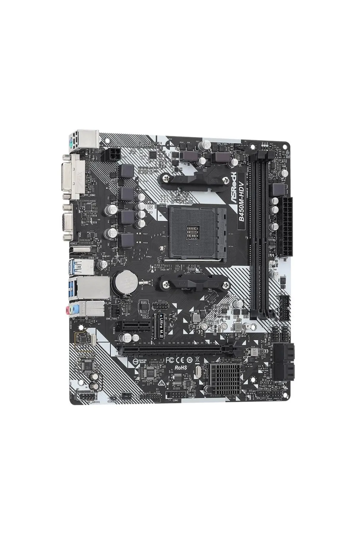 ASRock B450m-hdv R4.0 M.2 Matx Am4 Anakart