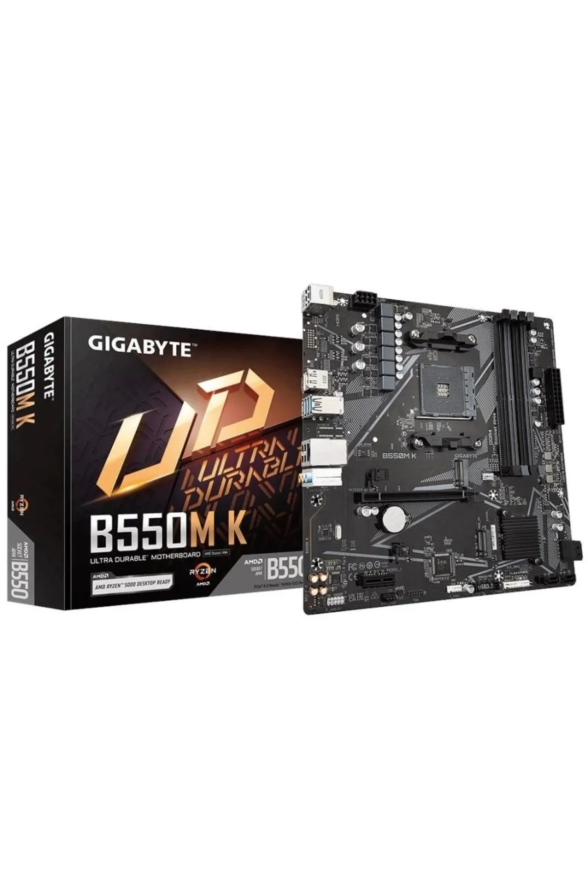 Gigabyte B550m K 4733mhz(OC)ddr4 Soket Am4 M.2 Hdmı Dp Matx Anakart