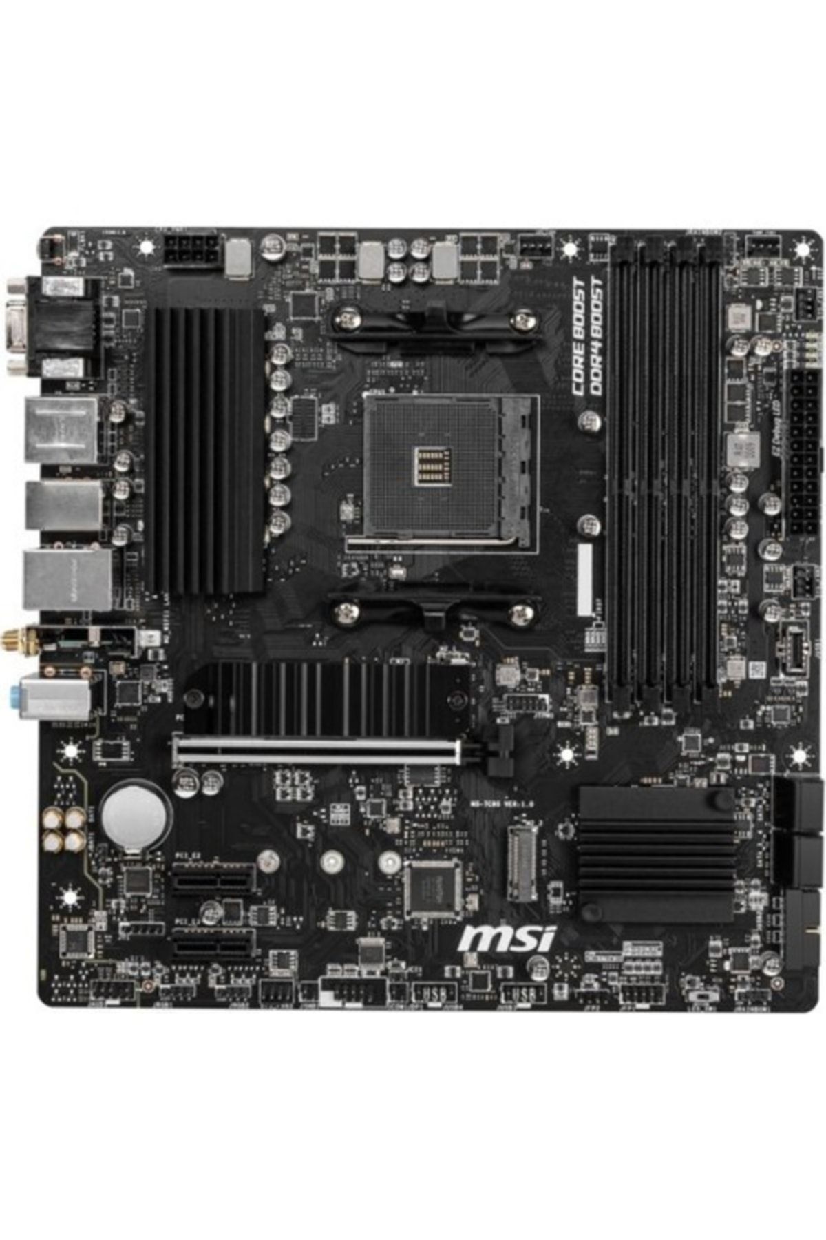 MSI B550m Pro-vdh Wıfı B550 4xddr4 Vga/dvı/hdmı 2xm.2 1xglan Usb3.1 Am4 Anakart