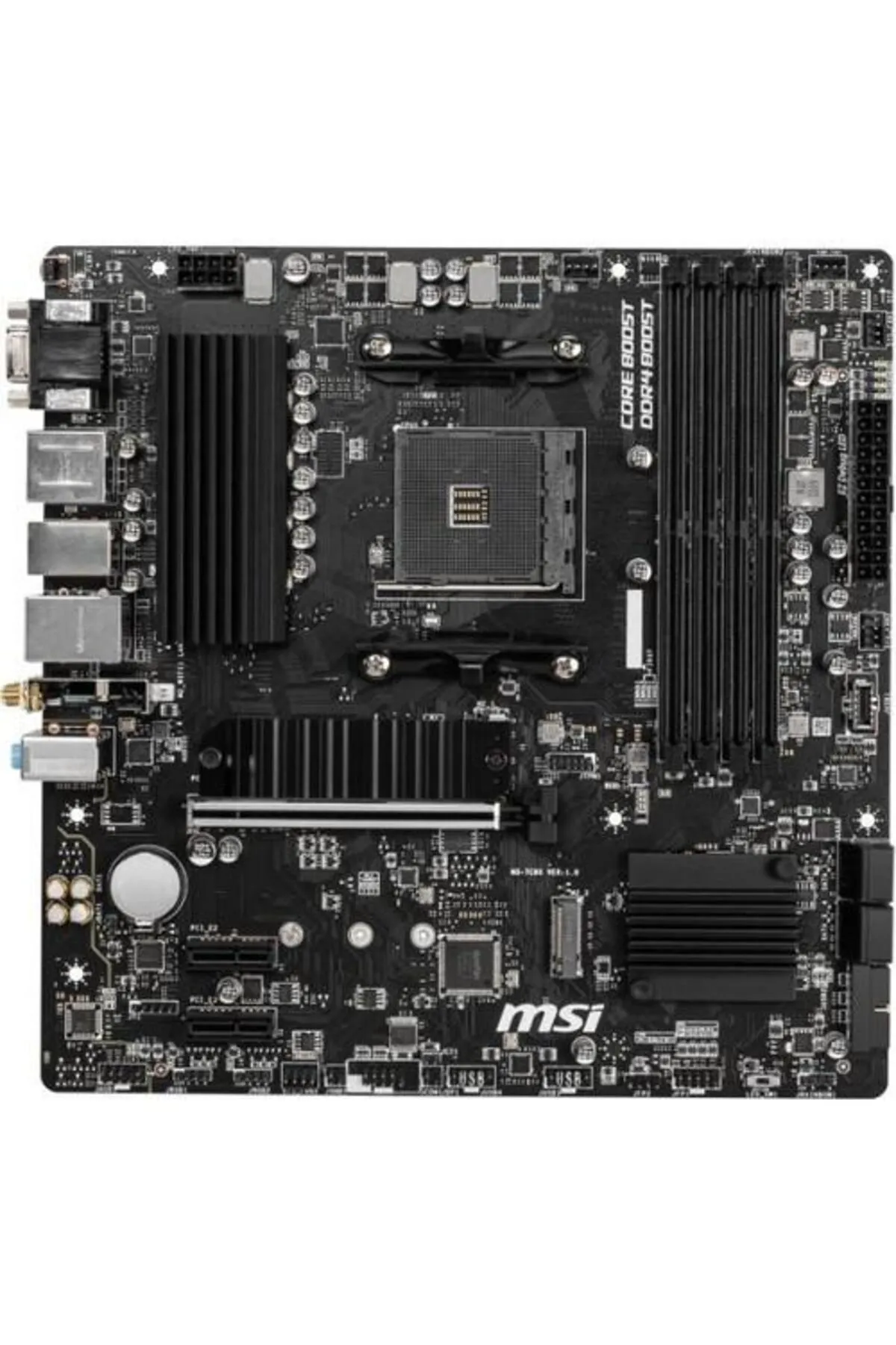 MSI B550m Pro-vdh Wıfı Ddr4 M2 Pcıe Nvme Hdmı Dp Pcıe 16x V4.0 Am4 Matx