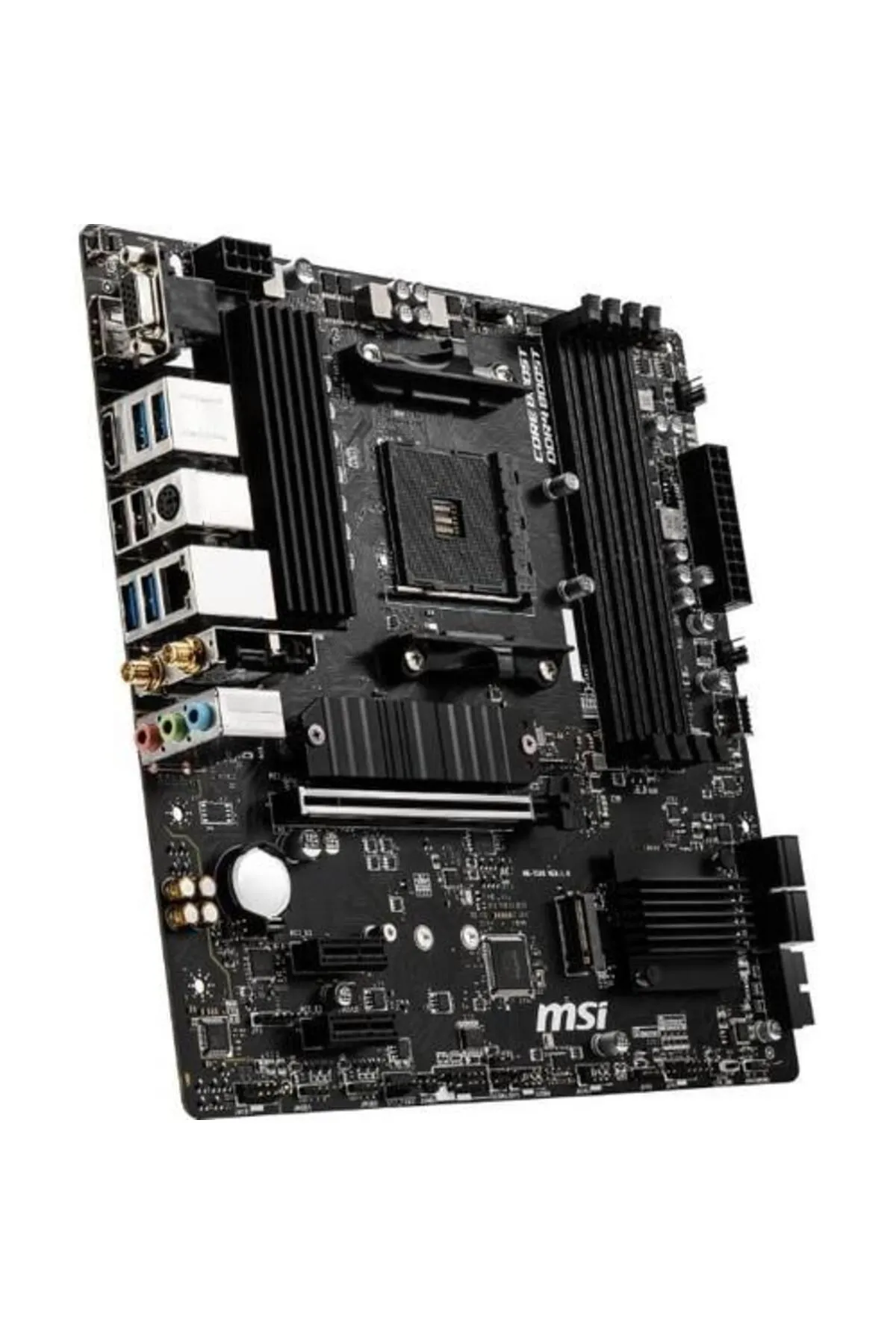 MSI B550m Pro-vdh Wıfı Ddr4 M2 Pcıe Nvme Hdmı Dp Pcıe 16x V4.0 Am4 Matx