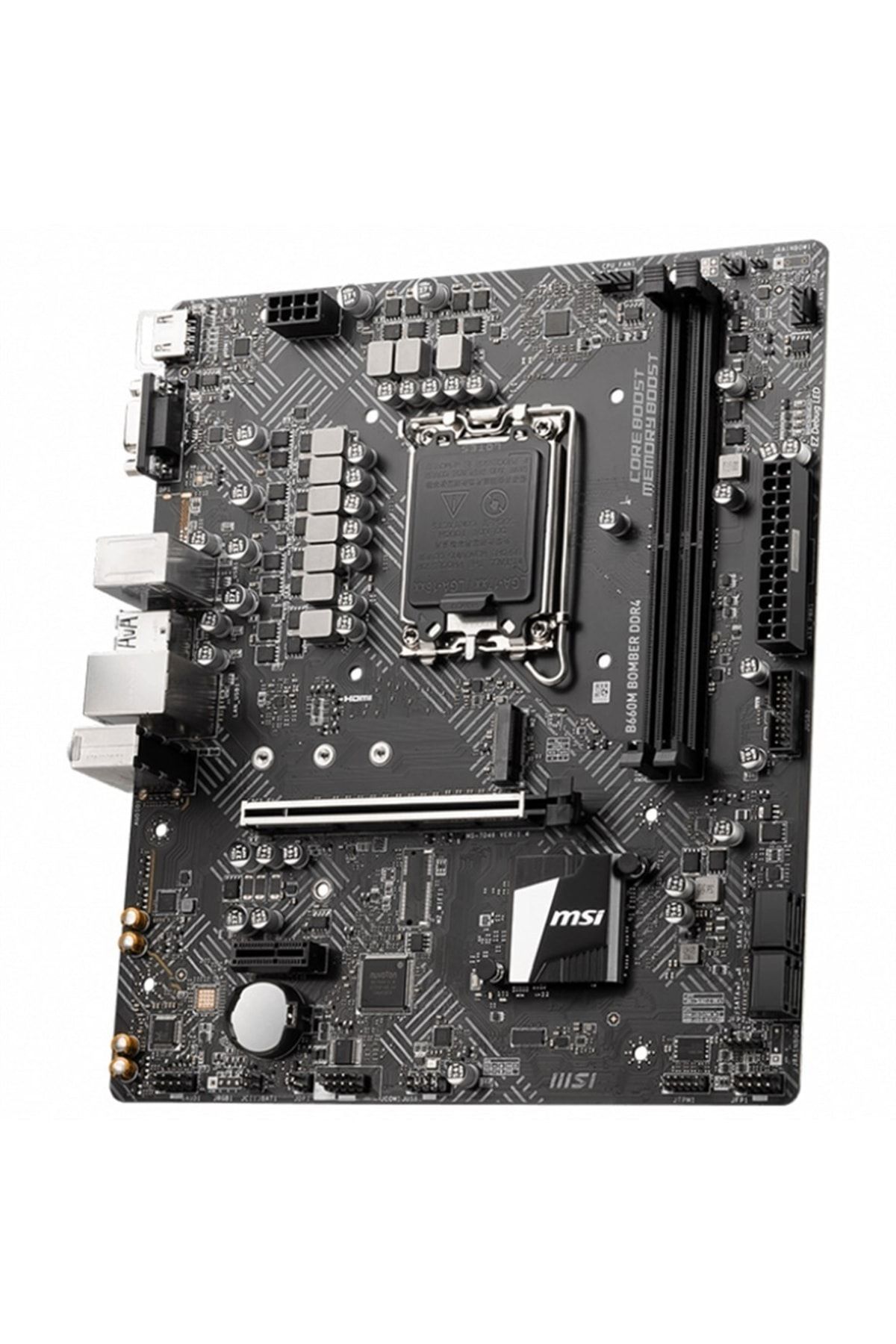 MSI B660M BOMBER DDR4 4600(OC) HDMI M.2 mATX 1700p