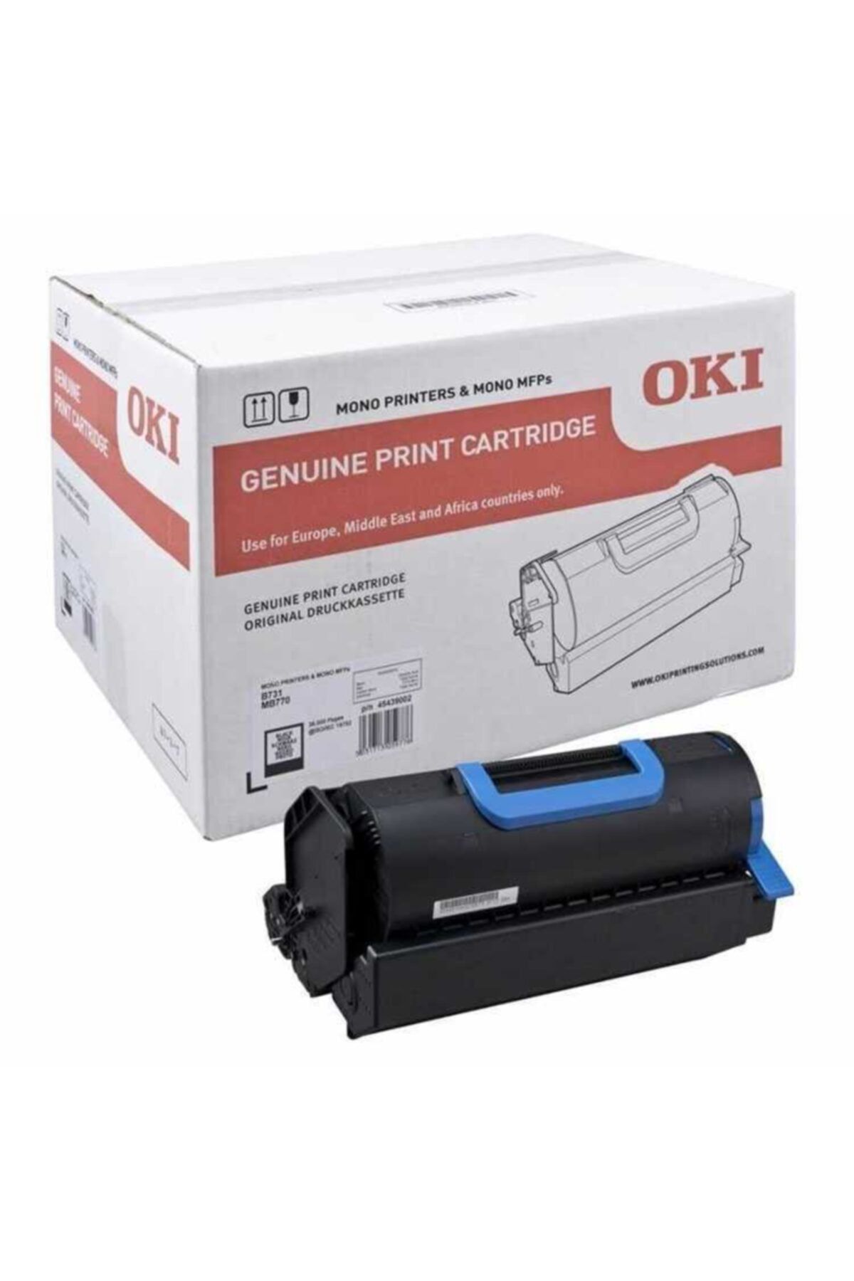 OKI B731-45439002 Orjinal Toner Yüksek Kapasiteli