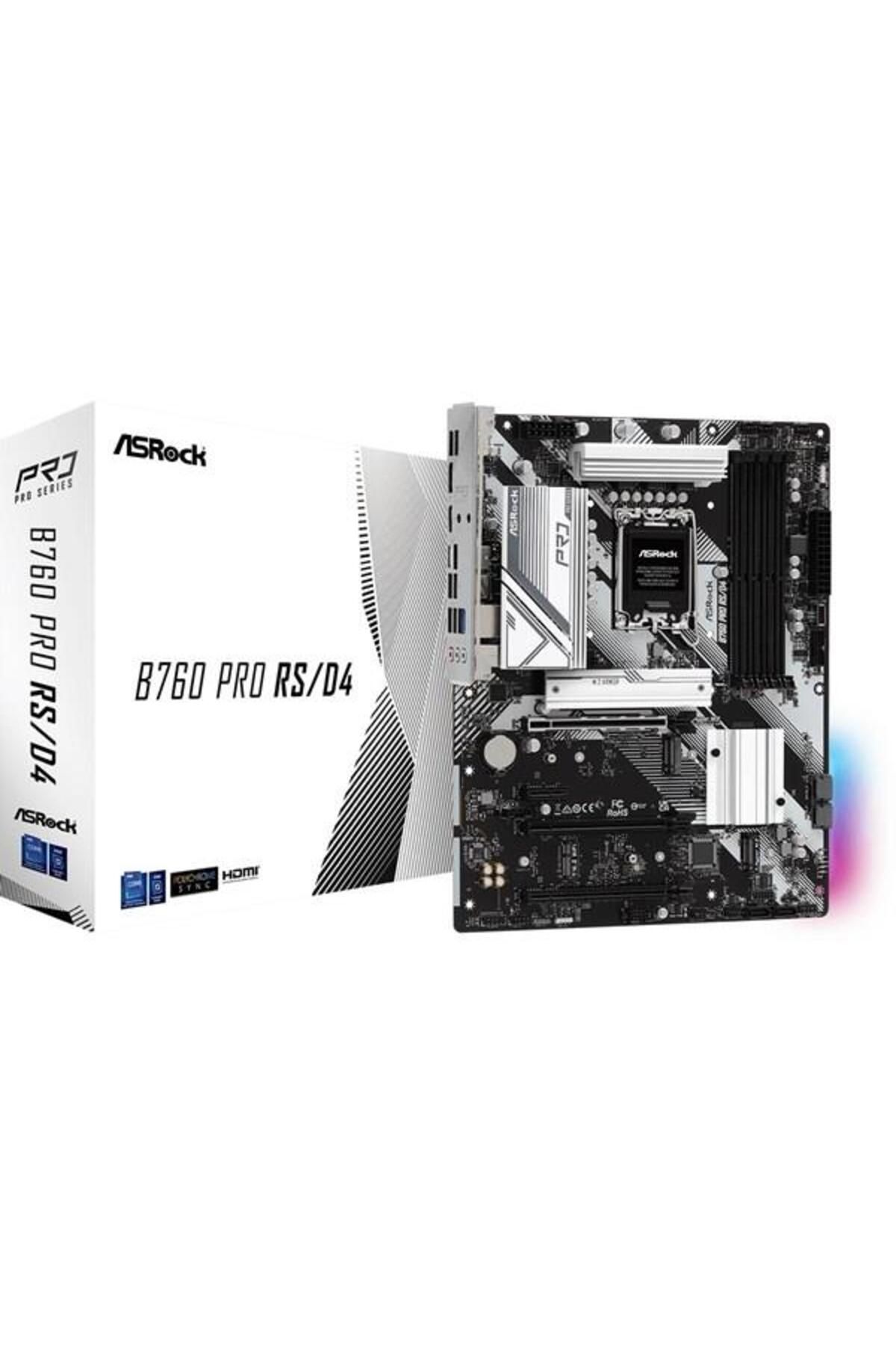 ASRock B760 Pro D4 Ddr4 Hdmı-dp Pcıe 4.0 1700p Atx