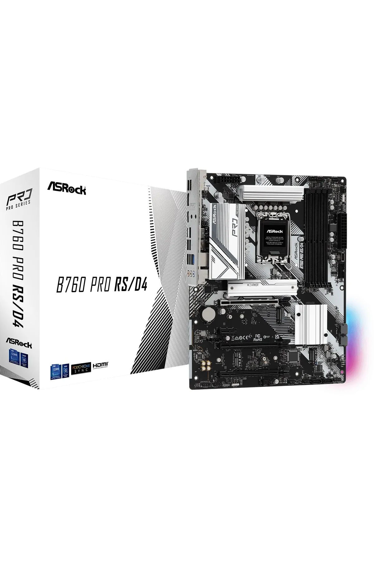 Genel Markalar B760 Pro Rs/d4 90-mxbl80-a0uayz Intel B760 Soket 1700 Ddr4 5333(OC)mhz Atx Gaming (OYUNCU) An