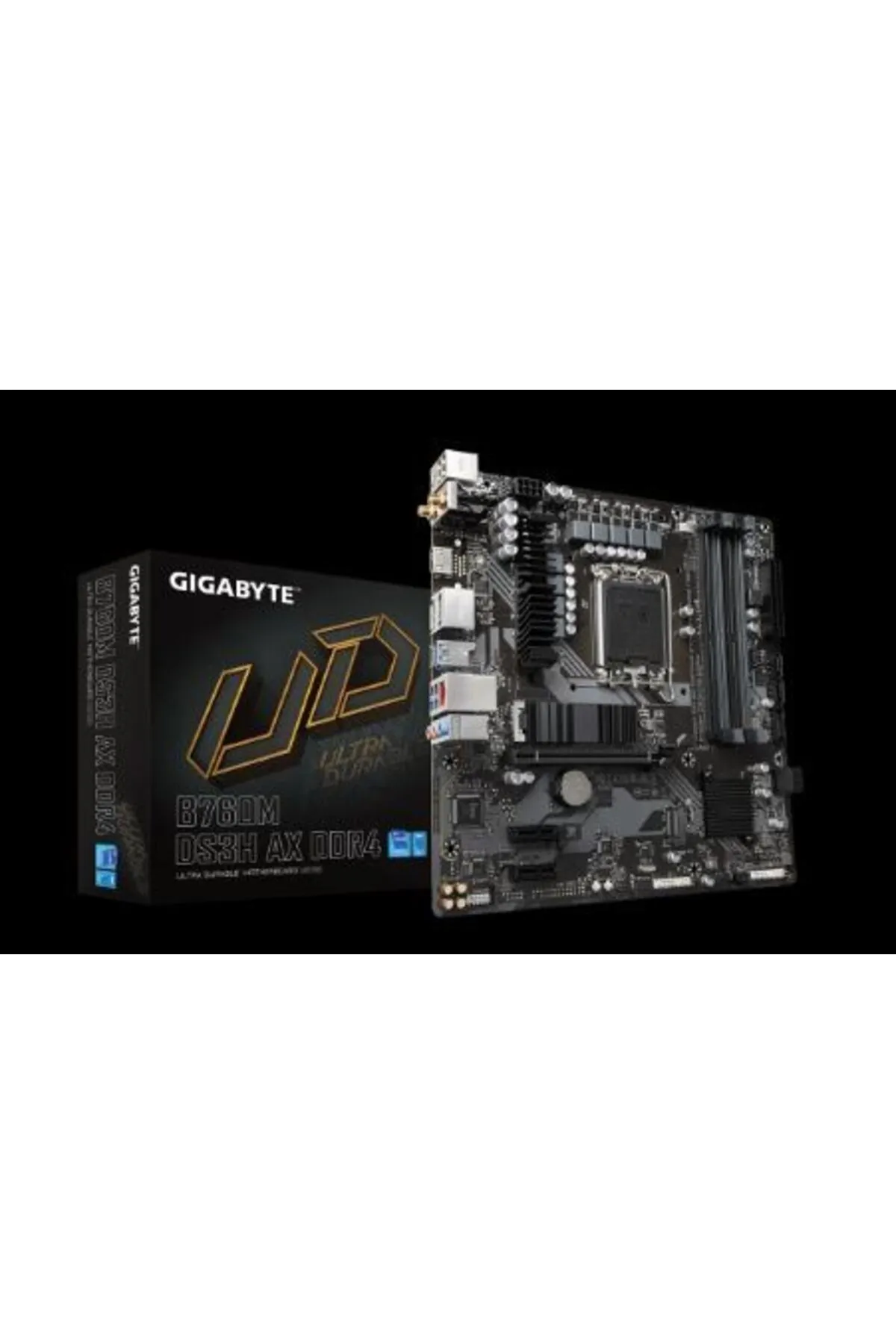 Gigabyte B760M-DS3H-AX-DDR4 Intel® Socket LGA 1700:Support 13th and 12th Gen Series Processors