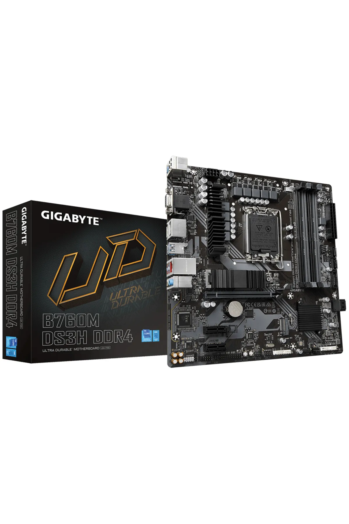 Gigabyte B760m-ds3h Ddr4 Intel B760 Soket 1700 Ddr4 5333mhz Matx Gaming (OYUNCU) Anakart