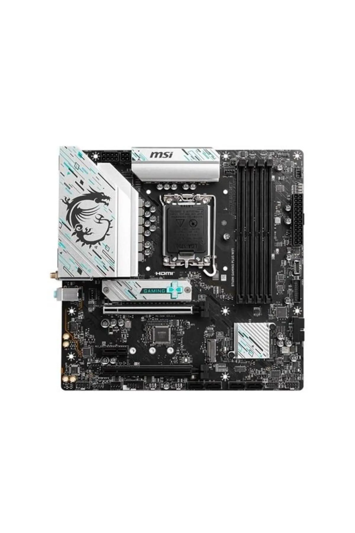 MSI B760m Gamıng Plus Wıfı-6e Ddr5 Hdmı Dp Pcıe 4.0 1700p Matx