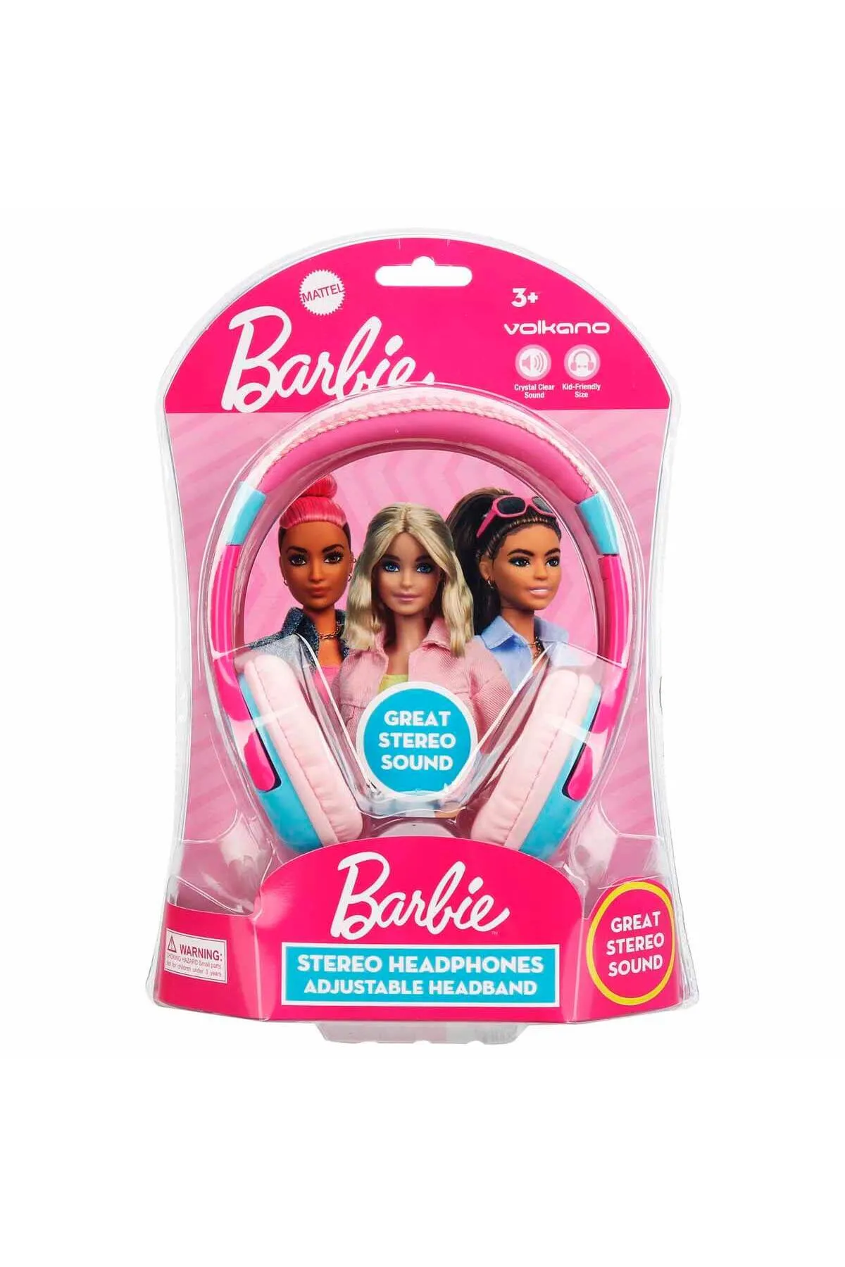 Volkano Barbie Kulak Üstü Çocuk Kulaklığı