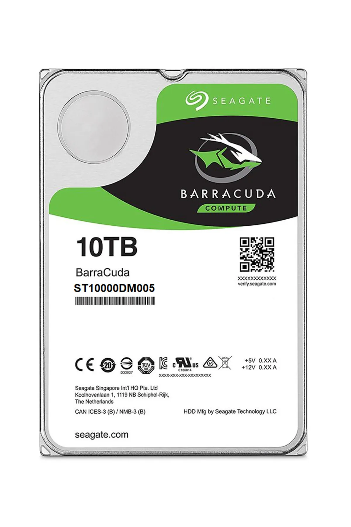 Seagate Barracuda ST10000DM005 3.5'' 10 Tb 7200 Rpm Sata 3 Harddisk