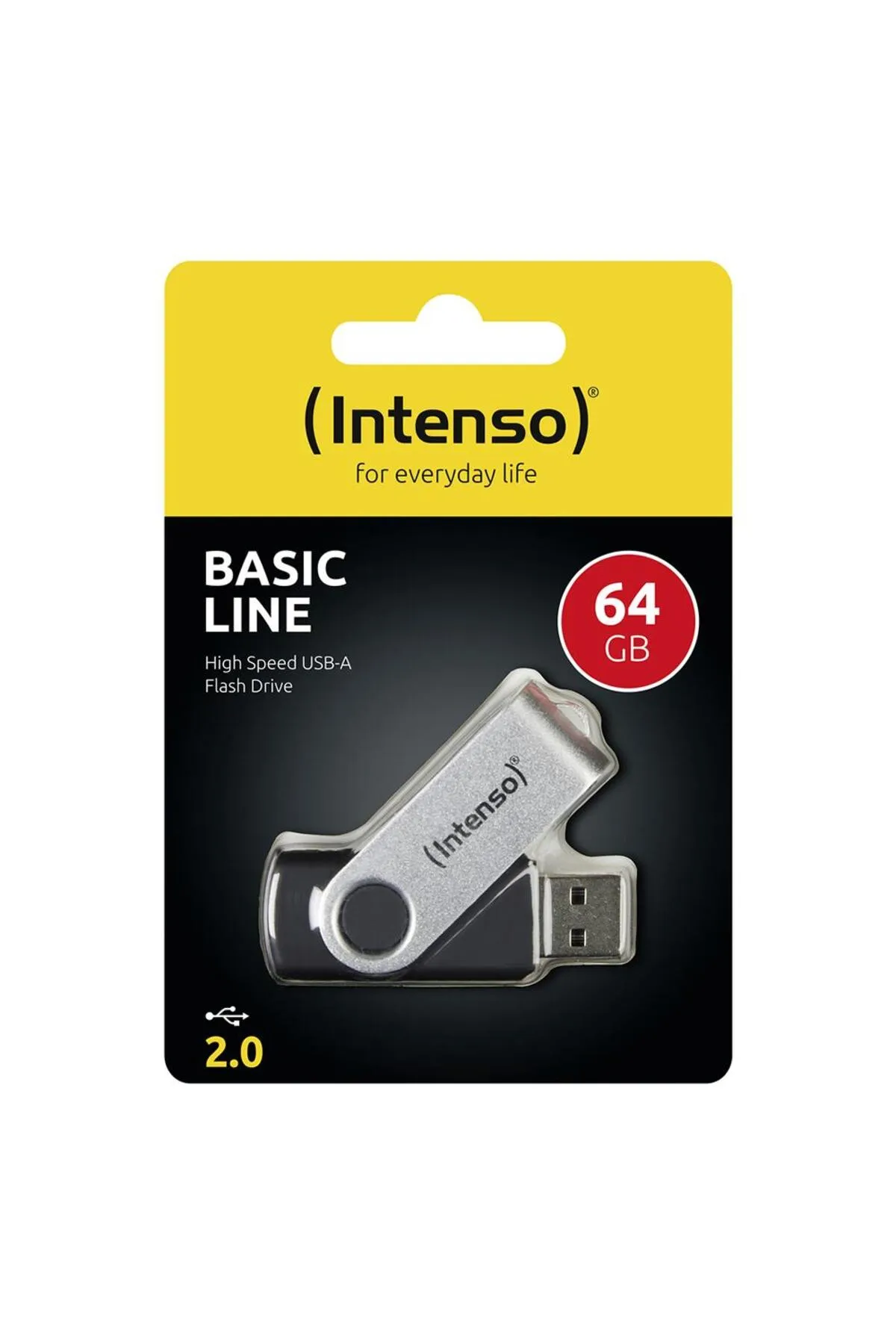 Intenso Basic Line 64 Gb Usb 2.0 Flash Bellek