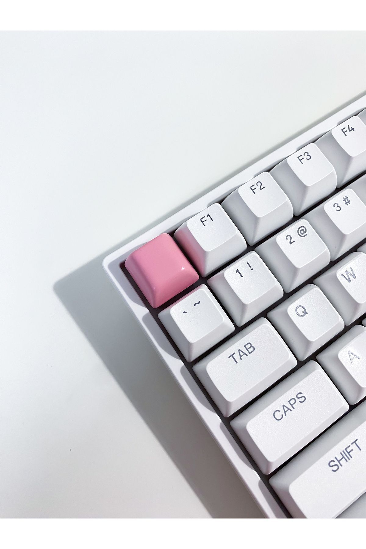 buffed Basics Mekanik Klavye Tuşu Pembe Artisan Keycaps Gamer Aksesuar