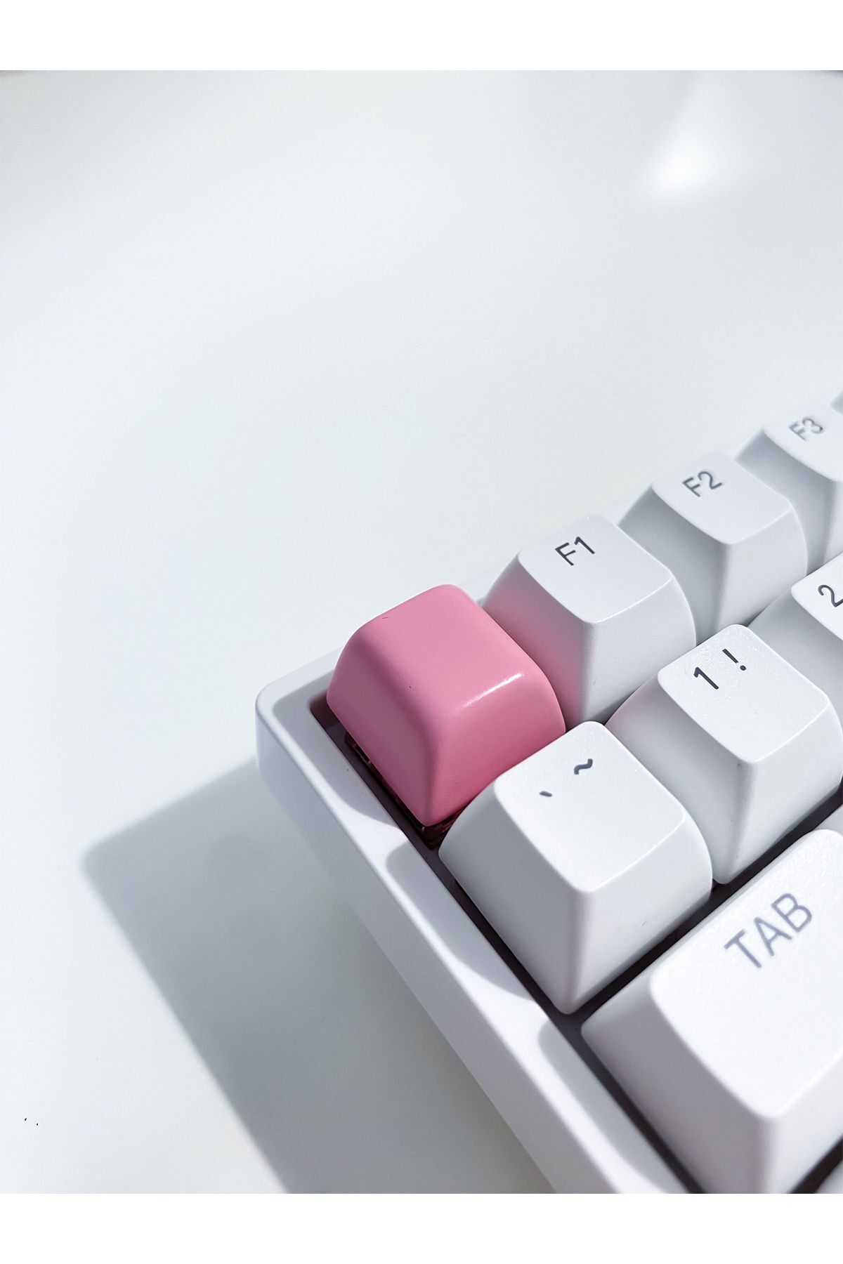 buffed Basics Mekanik Klavye Tuşu Pembe Artisan Keycaps Gamer Aksesuar