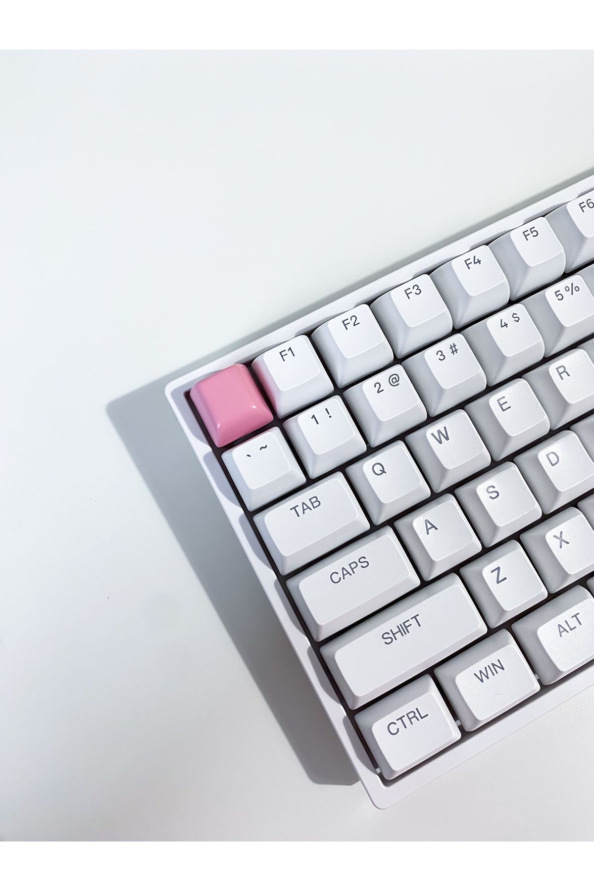 buffed Basics Mekanik Klavye Tuşu Pembe Artisan Keycaps Gamer Aksesuar