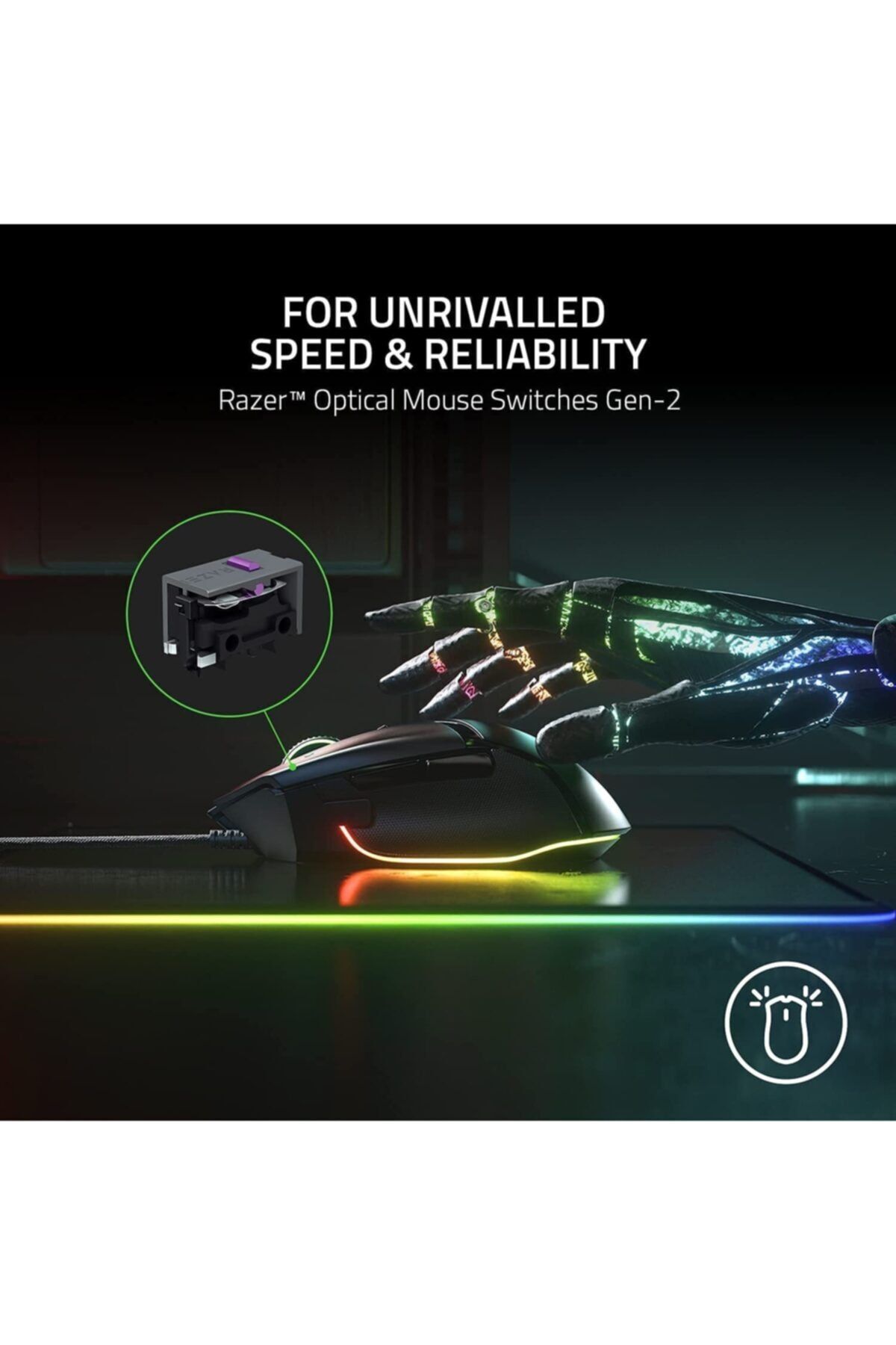 Razer Basilisk V3 Kablolu Mouse Rz01-04000100-r3m1