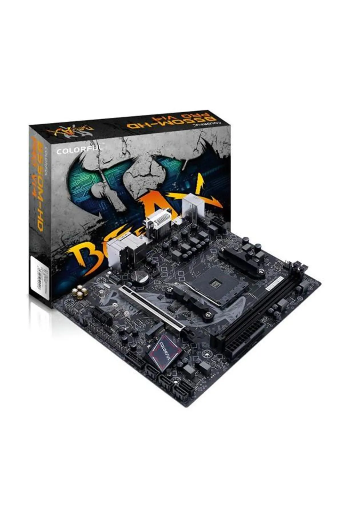 Colorful Battle-ax B550m-hd Pro V14 Ddr4 Hdmı Dvı Pcıe 16x V4.0 Am4 Matx