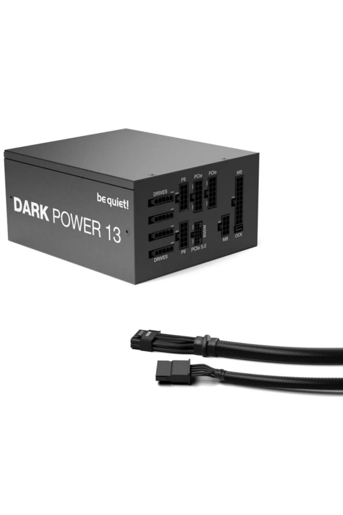 Genel Markalar Be Quiet! 1000W 80+ Titanium Dark Power 13 BN335 PCIE 5.0 Tam Modüler Power Supply