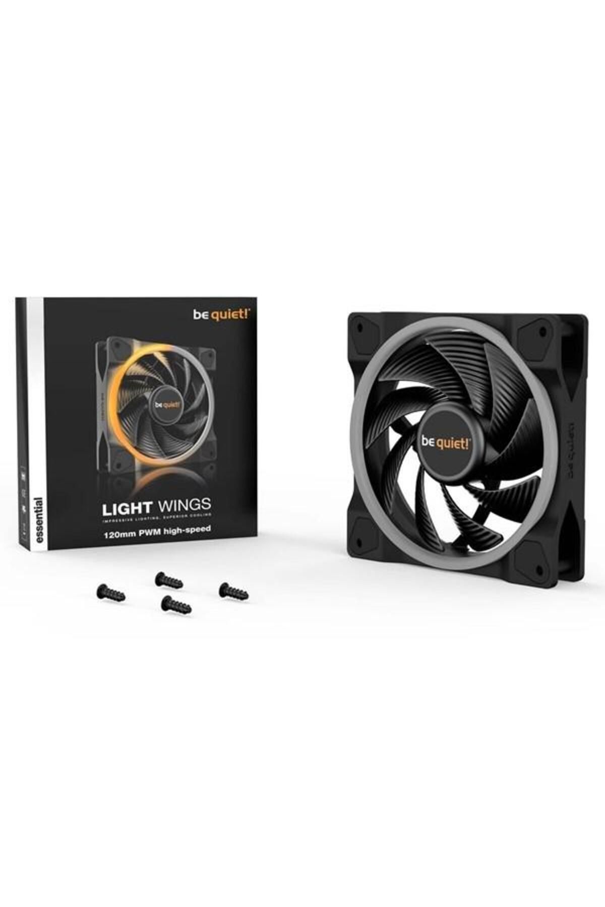 Hızlı Stok Be Quiet! Light Wings 120Mm Pwm Premium Argb Kasa Fanı, 4 Pin - BL073