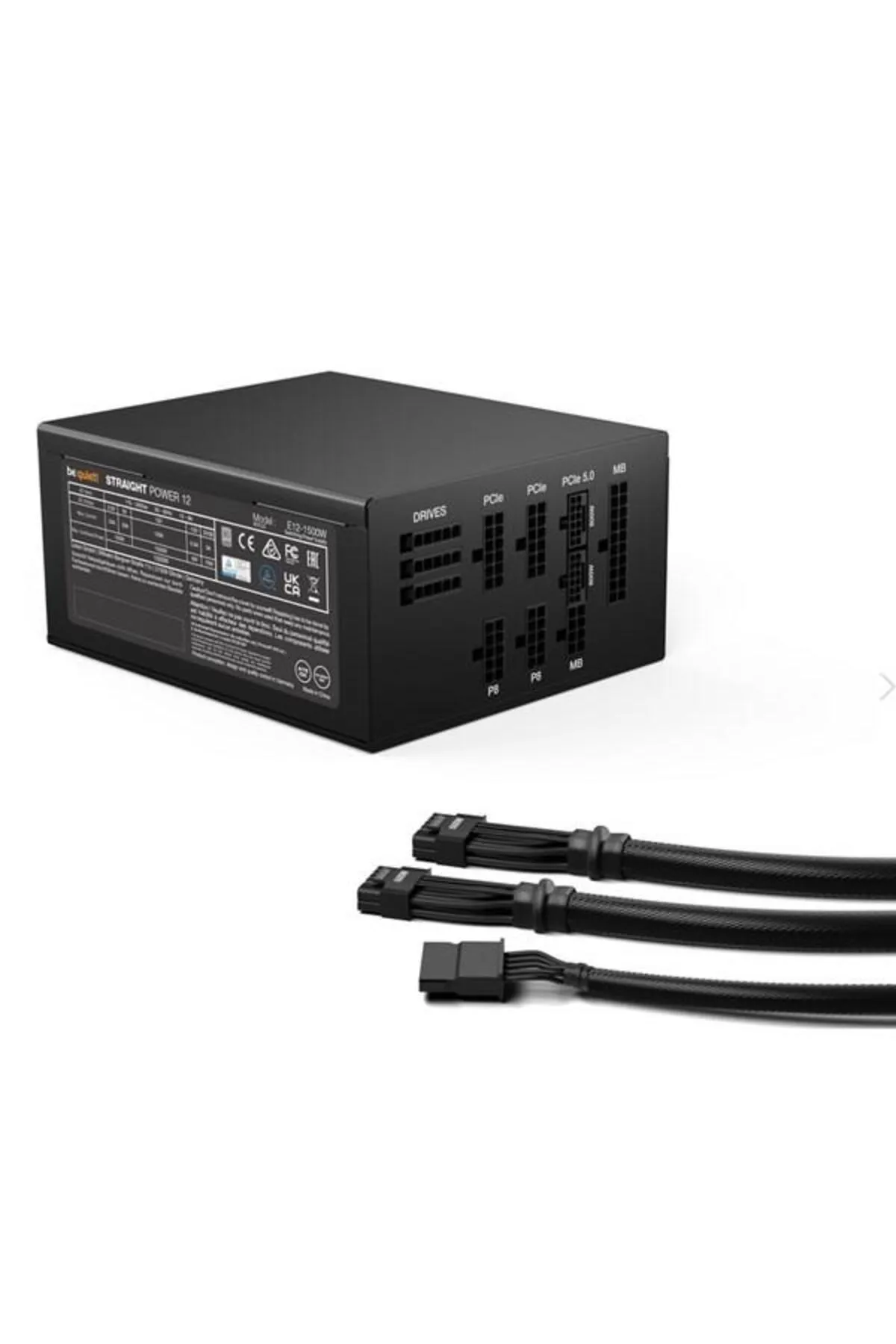 Genel Markalar Bequıet 1500w 80 Platınum Straıght Power 12 Bn340 Tam Modüler Power Supply