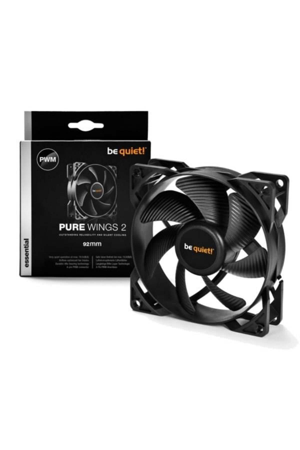 Hızlı Stok BEQUIET PURE WINGS 2 BL038 92mm Kasa Fanı 4Pin