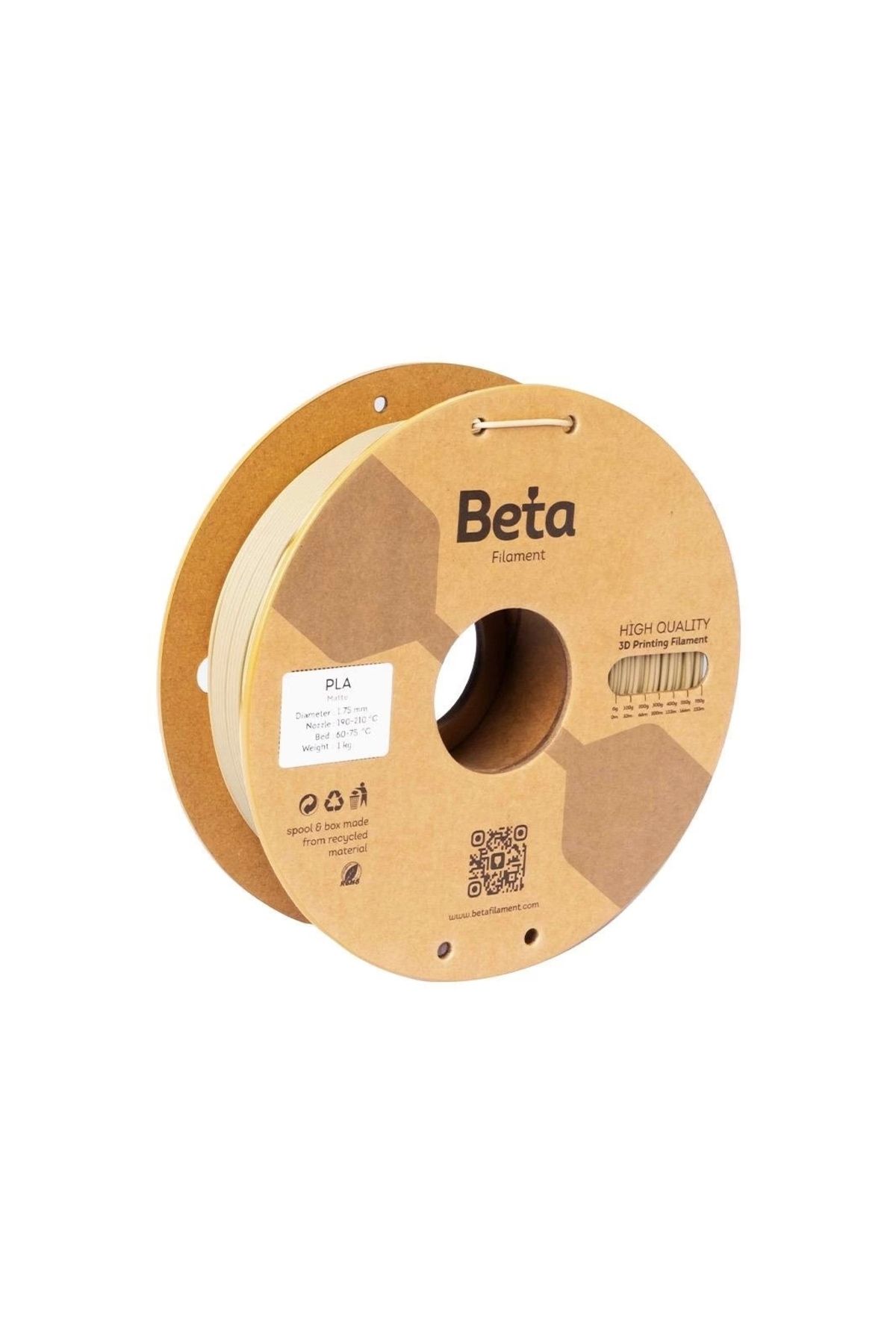 Beta Filament Beta Pla-mat Filament Kraft