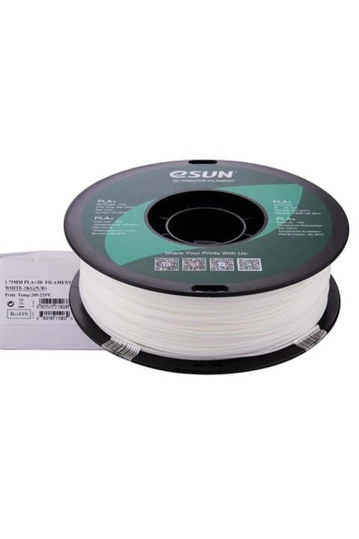 eSun Beyaz Pla Filament 1.75mm 1 Kg Fdm Yazıcılar Uyumlu 8684609161342