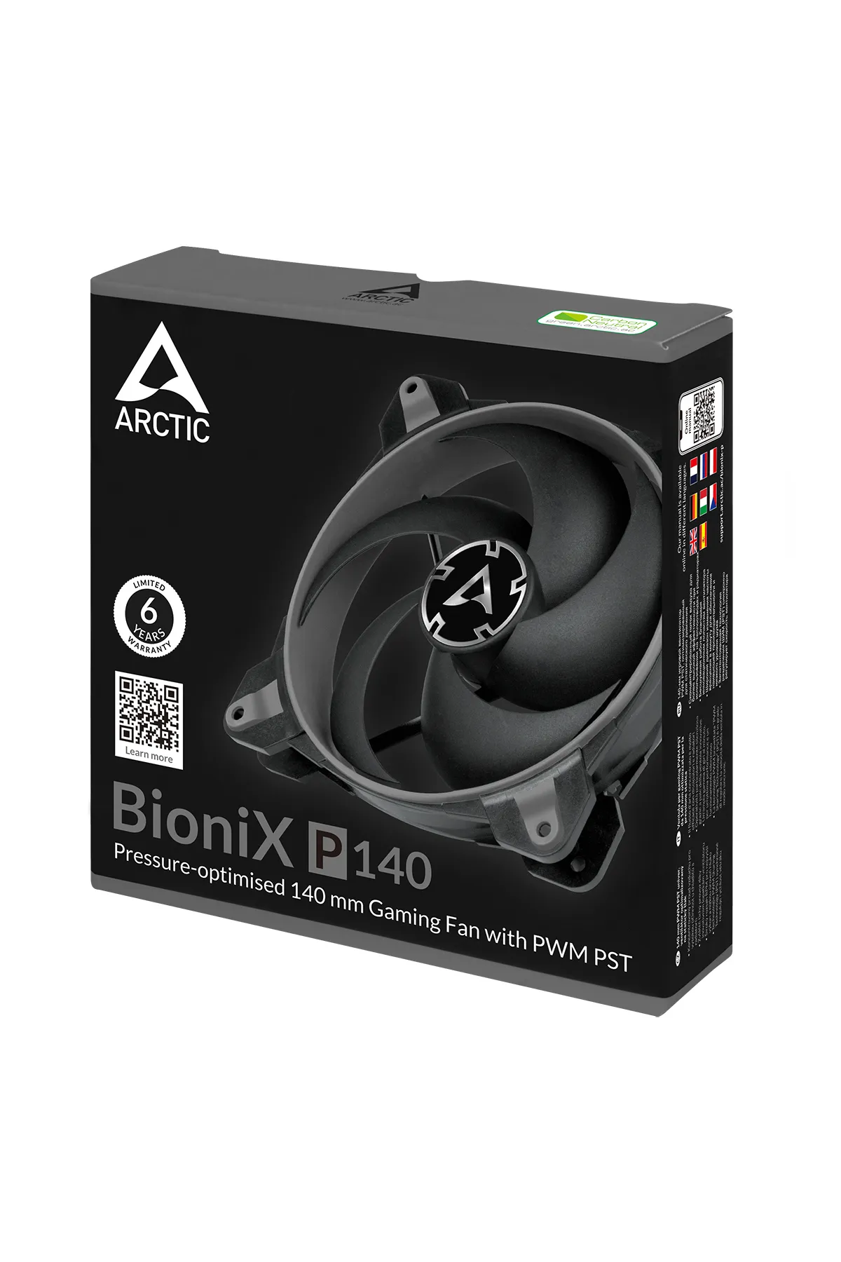 Arctic BioniX P140 Pressure-optimised Case Fan PWM PST (14cm Kasa Fanı Gri Renk) (ACFAN00159A)