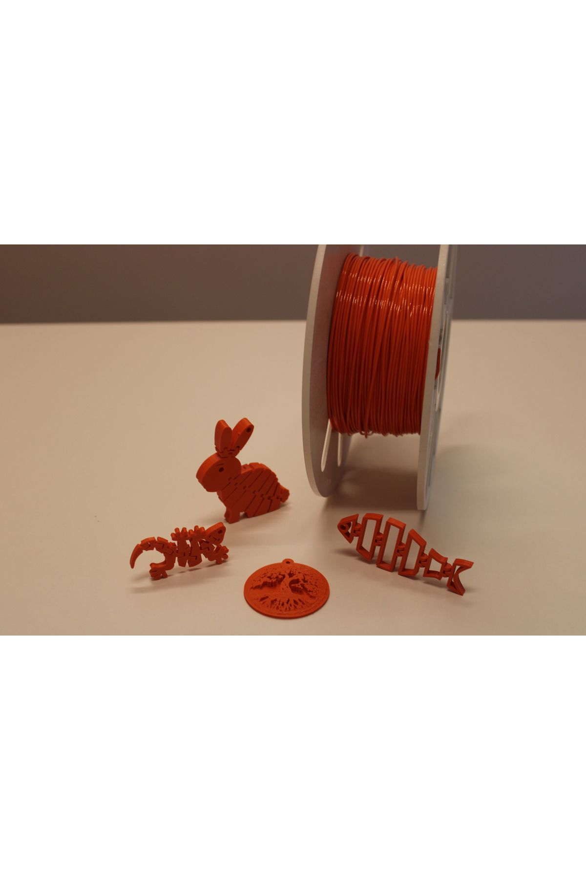 Biohempera Biyobozunur Turuncu PLA (500g) Filament