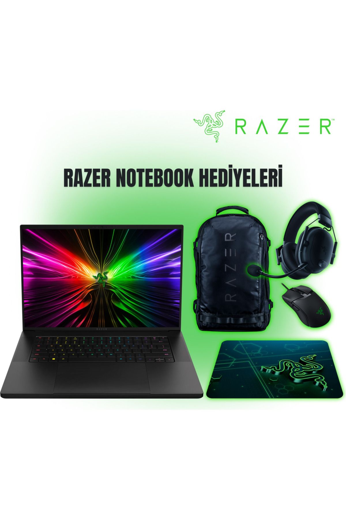 Razer Blade 16 Beyaz Intel i9-13950HX 32GB 1TB SSD RTX4080 (175W) 12GB 16'' QHD+ Gaming Bilgisayar